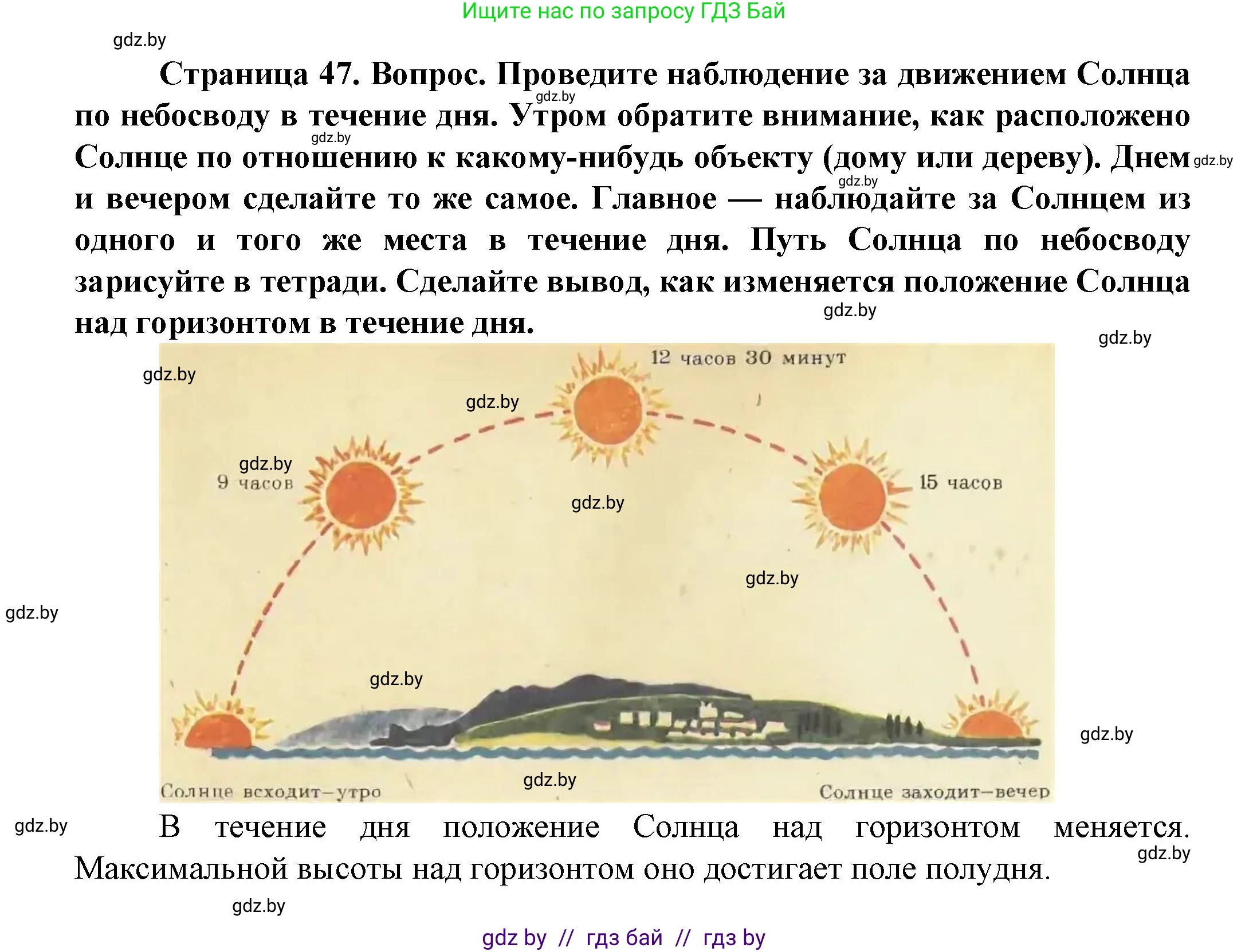 Человек и мир, 5 класс Учебник, авторы: Лопух Пётр Степанович, Сарычева Ольга Владимировна, Шкель Людмила Валерьевна, издательство Народная асвета, Минск, 2022, белого цвета, страница 47, Решение
