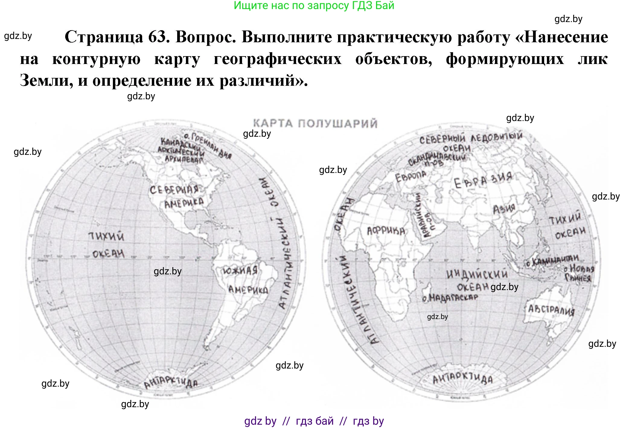 Человек и мир, 5 класс Учебник, авторы: Лопух Пётр Степанович, Сарычева Ольга Владимировна, Шкель Людмила Валерьевна, издательство Народная асвета, Минск, 2022, белого цвета, страница 63, Решение