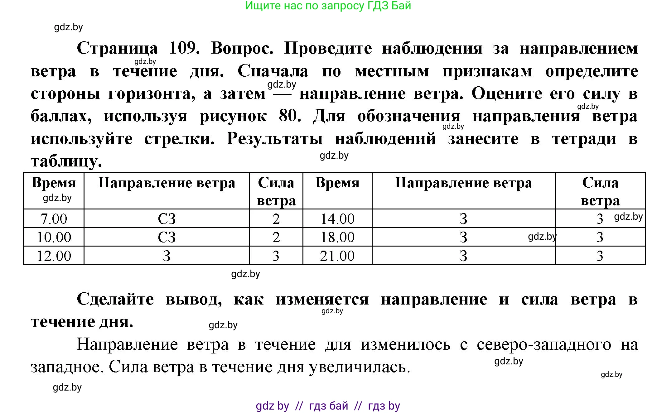Человек и мир, 5 класс Учебник, авторы: Лопух Пётр Степанович, Сарычева Ольга Владимировна, Шкель Людмила Валерьевна, издательство Народная асвета, Минск, 2022, белого цвета, страница 109, Решение