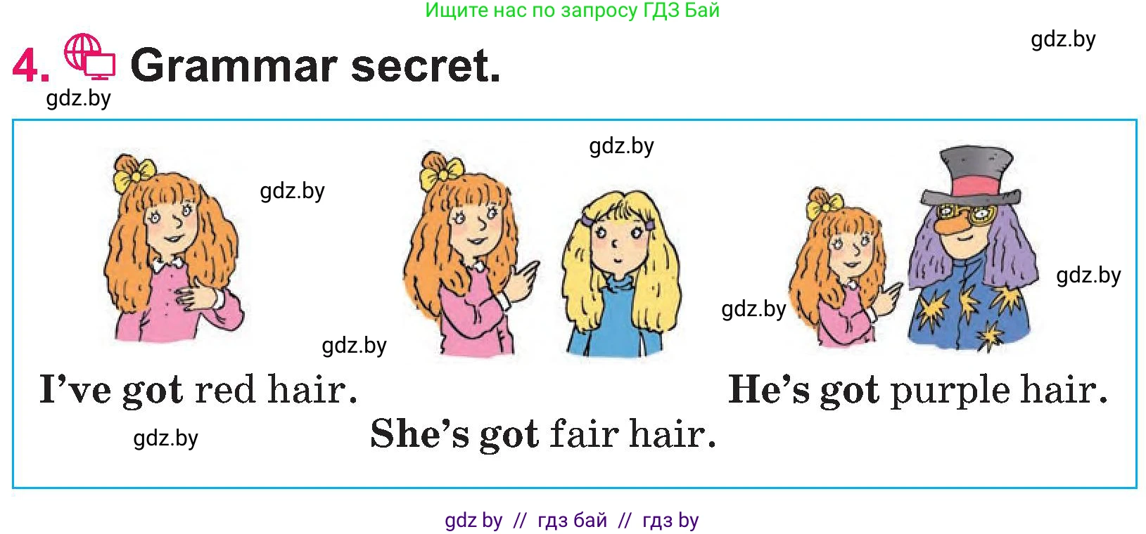 Английский язык (english), 3 класс Учебник, авторы: Лапицкая Людмила Михайловна (Lapitskaya Ludmila), Калишевич Алла Ивановна, Севрюкова Татьяна Юрьевна, Седунова Наталья Михайловна (Sedunova Natalia), издательство Вышэйшая школа, Минск, 2023, Часть 1, страница 91, номер 4, Условие