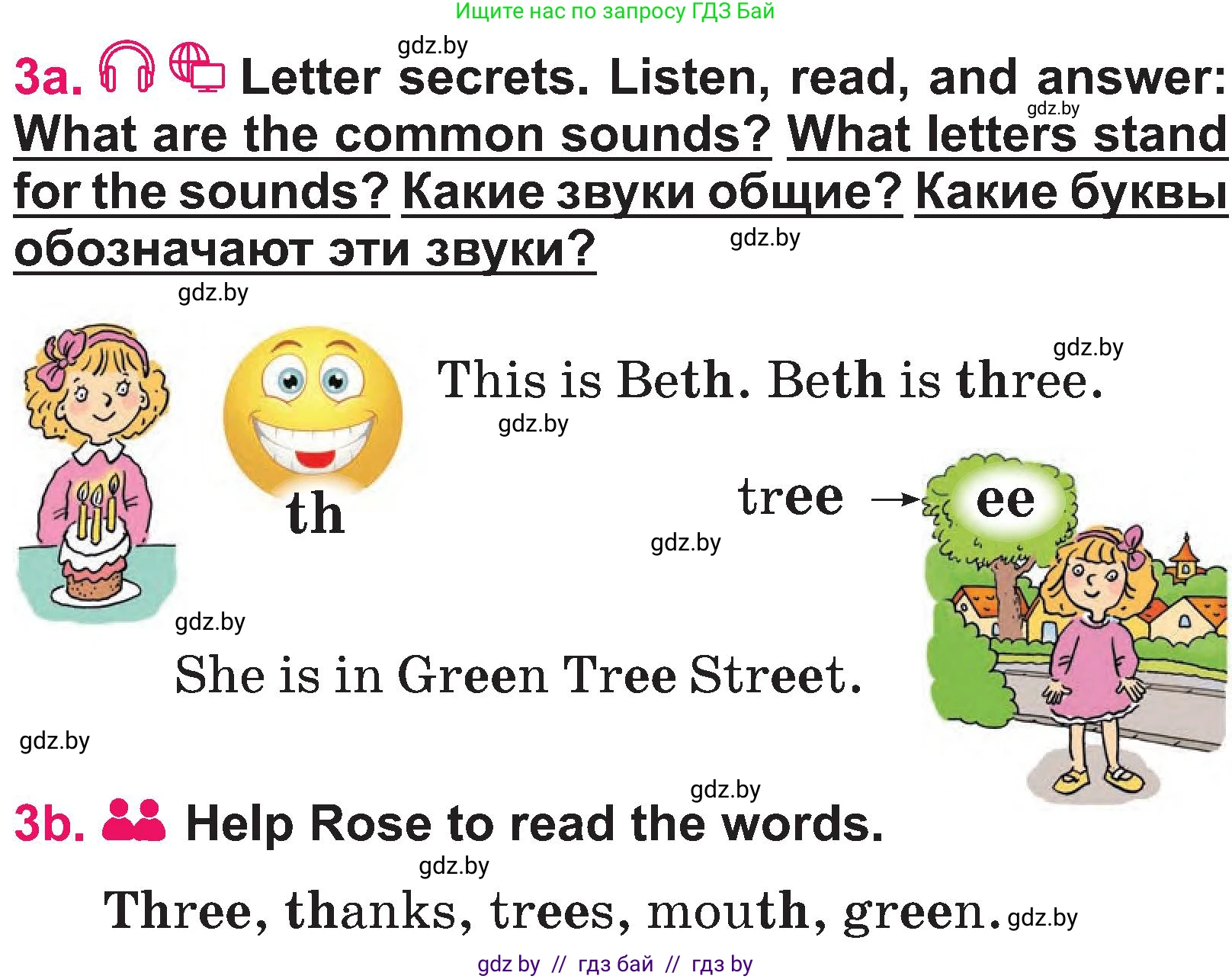 Английский язык (english), 3 класс Учебник, авторы: Лапицкая Людмила Михайловна (Lapitskaya Ludmila), Калишевич Алла Ивановна, Севрюкова Татьяна Юрьевна, Седунова Наталья Михайловна (Sedunova Natalia), издательство Вышэйшая школа, Минск, 2023, Часть 1, страница 93, номер 3, Условие