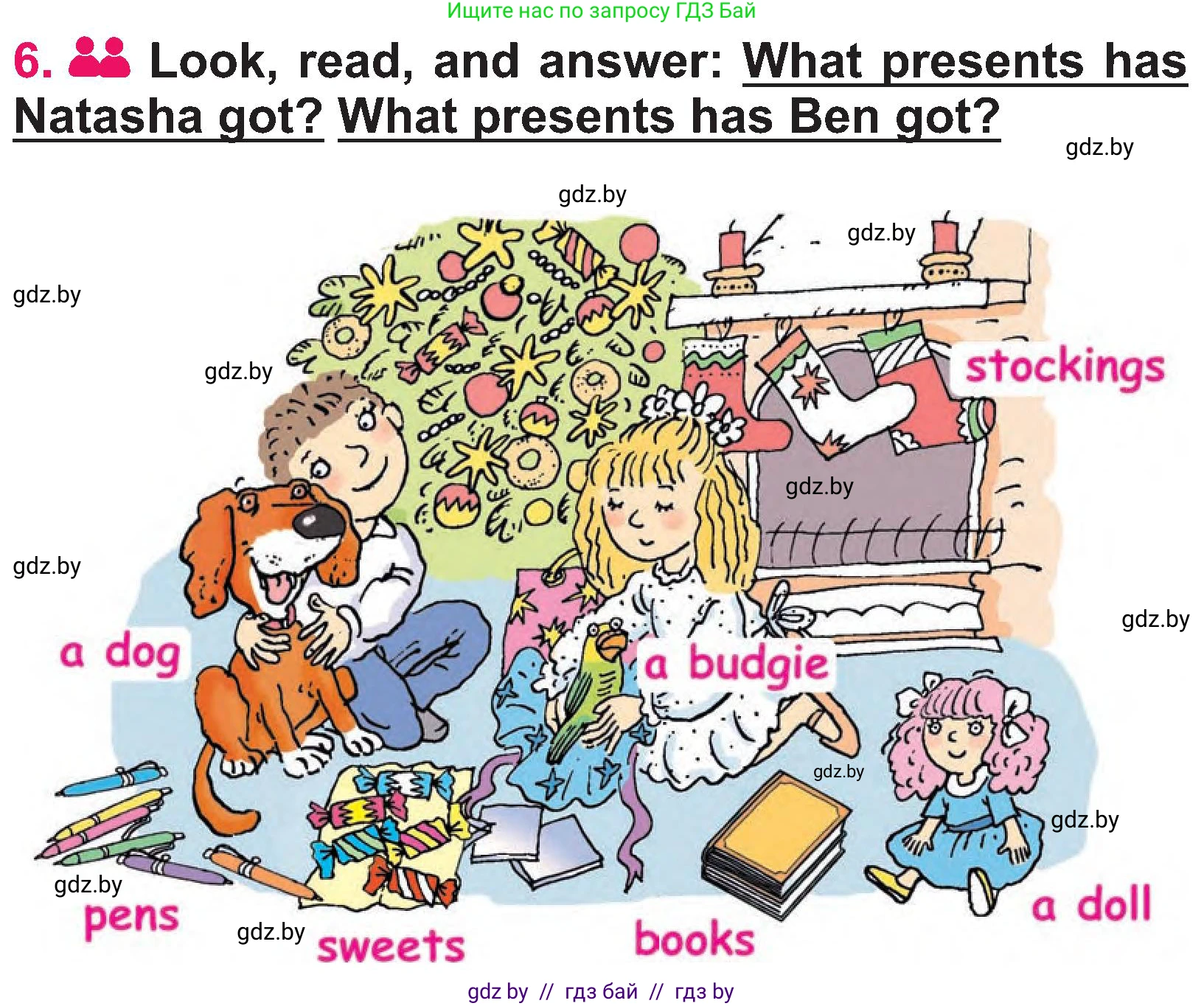 Английский язык (english), 3 класс Учебник, авторы: Лапицкая Людмила Михайловна (Lapitskaya Ludmila), Калишевич Алла Ивановна, Севрюкова Татьяна Юрьевна, Седунова Наталья Михайловна (Sedunova Natalia), издательство Вышэйшая школа, Минск, 2023, Часть 1, страница 133, номер 6, Условие