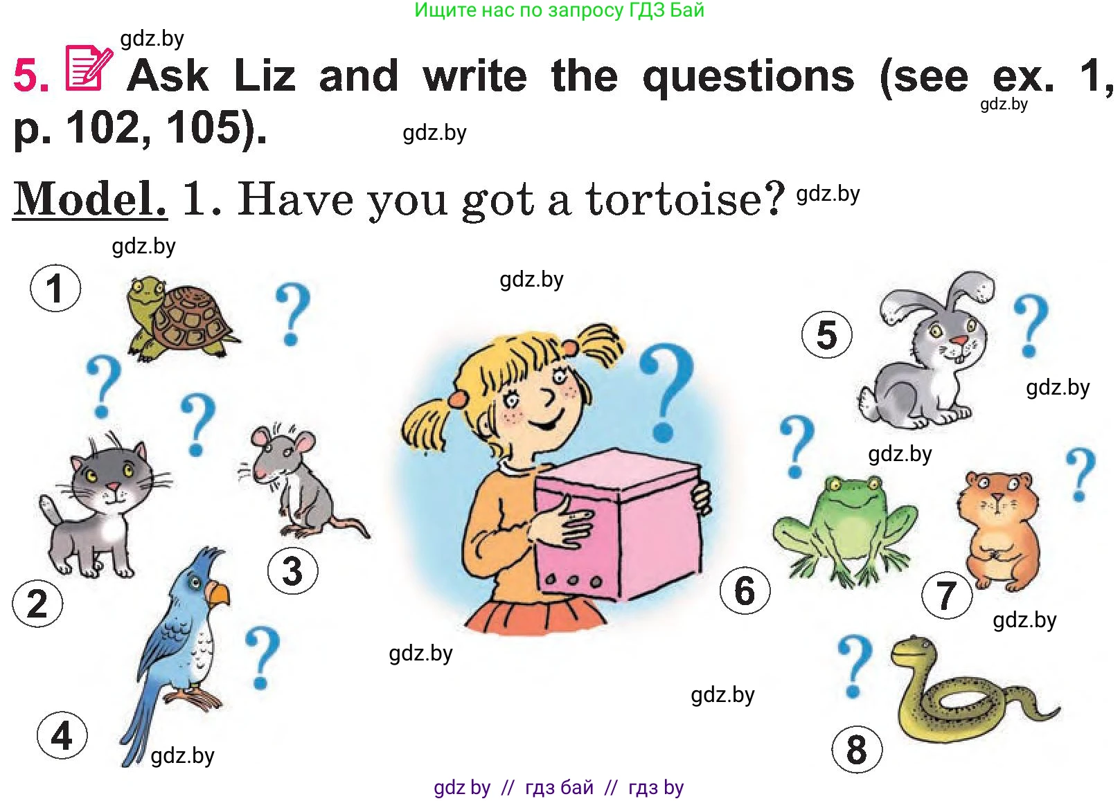 Английский язык (english), 3 класс Учебник, авторы: Лапицкая Людмила Михайловна (Lapitskaya Ludmila), Калишевич Алла Ивановна, Севрюкова Татьяна Юрьевна, Седунова Наталья Михайловна (Sedunova Natalia), издательство Вышэйшая школа, Минск, 2023, Часть 1, страница 111, номер 5, Условие