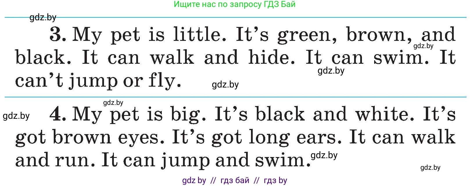 Английский язык (english), 3 класс Учебник, авторы: Лапицкая Людмила Михайловна (Lapitskaya Ludmila), Калишевич Алла Ивановна, Севрюкова Татьяна Юрьевна, Седунова Наталья Михайловна (Sedunova Natalia), издательство Вышэйшая школа, Минск, 2023, Часть 1, страница 119, номер 4, Условие (продолжение 2)