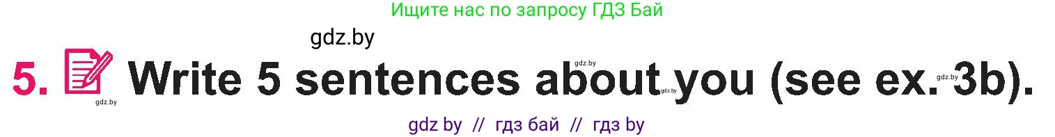 Английский язык (english), 3 класс Учебник, авторы: Лапицкая Людмила Михайловна (Lapitskaya Ludmila), Калишевич Алла Ивановна, Севрюкова Татьяна Юрьевна, Седунова Наталья Михайловна (Sedunova Natalia), издательство Вышэйшая школа, Минск, 2023, Часть 2, страница 8, номер 5, Условие