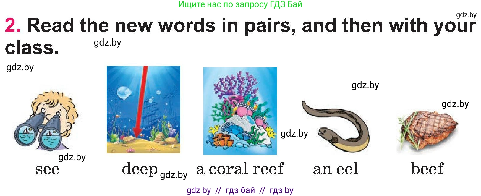 Английский язык (english), 3 класс Учебник, авторы: Лапицкая Людмила Михайловна (Lapitskaya Ludmila), Калишевич Алла Ивановна, Севрюкова Татьяна Юрьевна, Седунова Наталья Михайловна (Sedunova Natalia), издательство Вышэйшая школа, Минск, 2023, Часть 2, страница 16, номер 2, Условие