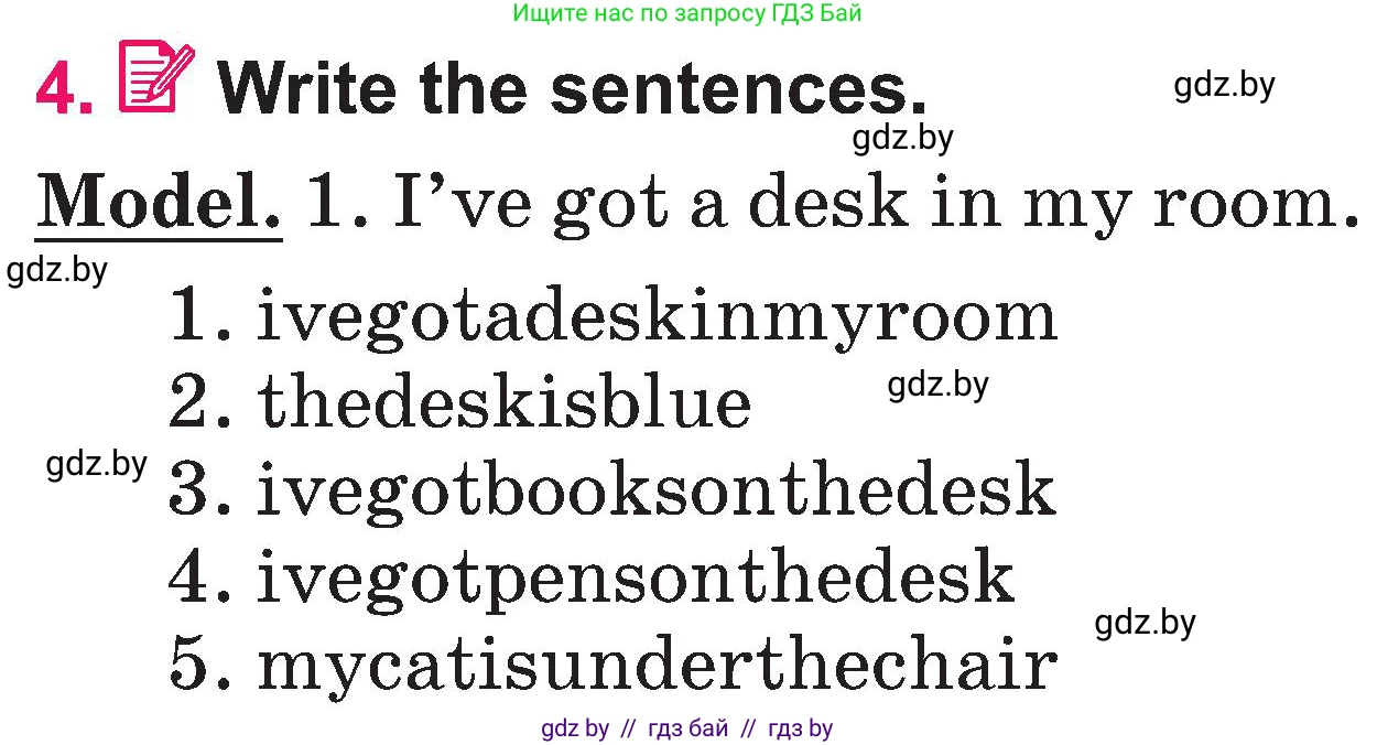 Английский язык (english), 3 класс Учебник, авторы: Лапицкая Людмила Михайловна (Lapitskaya Ludmila), Калишевич Алла Ивановна, Севрюкова Татьяна Юрьевна, Седунова Наталья Михайловна (Sedunova Natalia), издательство Вышэйшая школа, Минск, 2023, Часть 2, страница 46, номер 4, Условие
