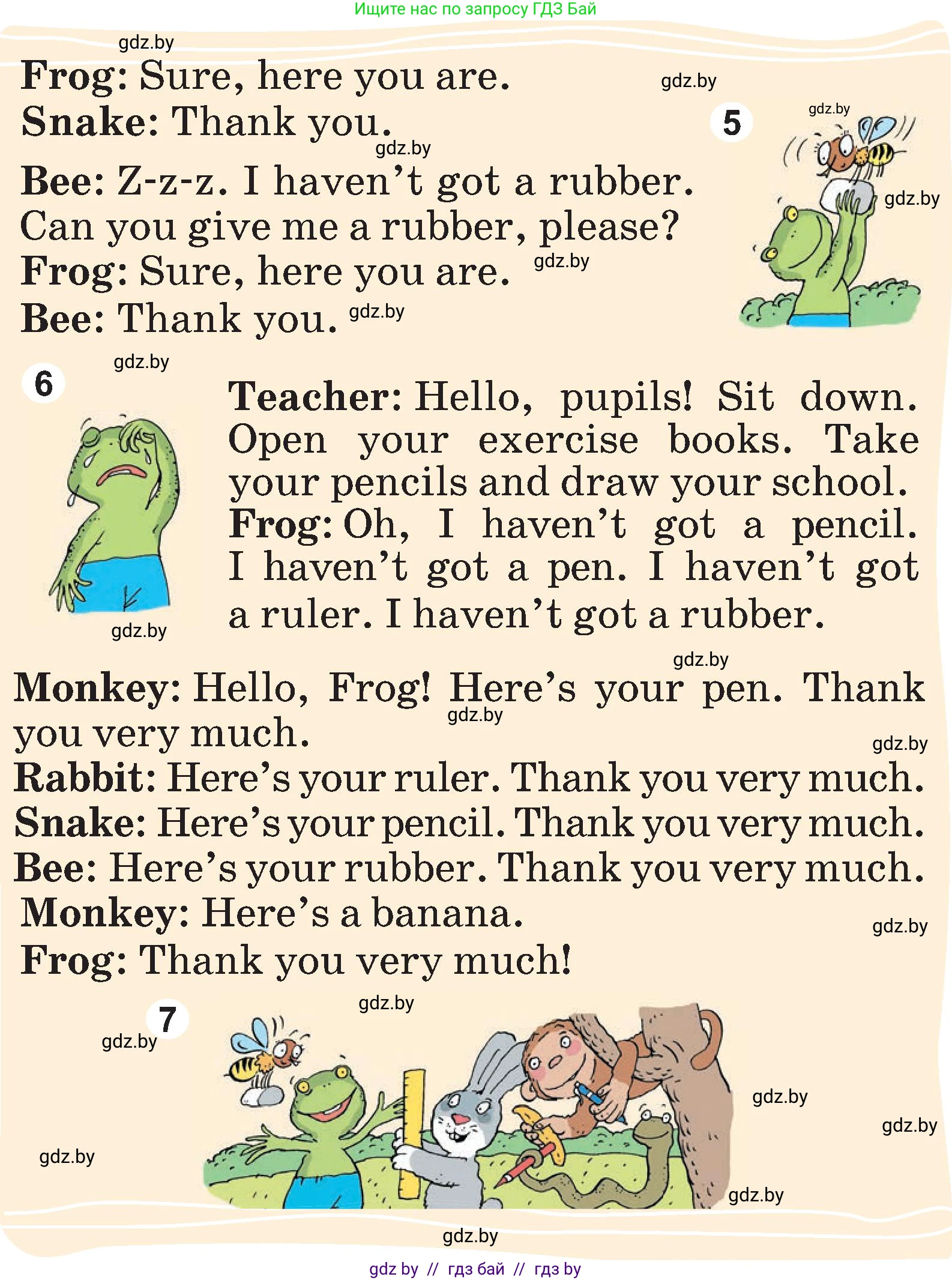 Английский язык (english), 3 класс Учебник, авторы: Лапицкая Людмила Михайловна (Lapitskaya Ludmila), Калишевич Алла Ивановна, Севрюкова Татьяна Юрьевна, Седунова Наталья Михайловна (Sedunova Natalia), издательство Вышэйшая школа, Минск, 2023, Часть 2, страница 82, номер 1, Условие (продолжение 2)