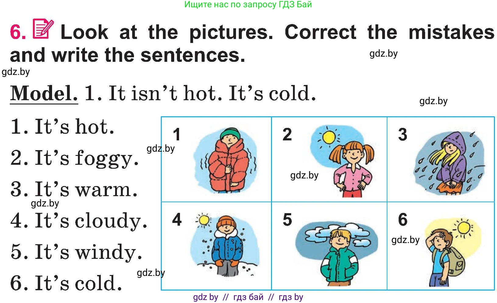 Английский язык (english), 3 класс Учебник, авторы: Лапицкая Людмила Михайловна (Lapitskaya Ludmila), Калишевич Алла Ивановна, Севрюкова Татьяна Юрьевна, Седунова Наталья Михайловна (Sedunova Natalia), издательство Вышэйшая школа, Минск, 2023, Часть 2, страница 90, номер 6, Условие