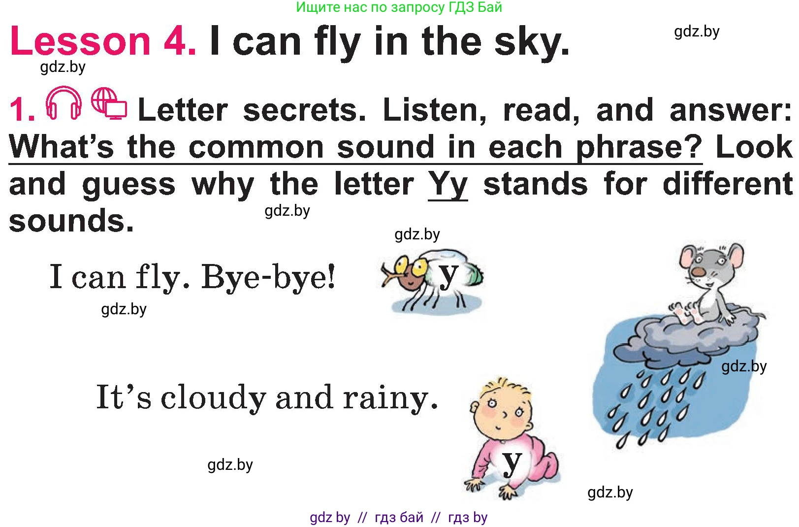 Английский язык (english), 3 класс Учебник, авторы: Лапицкая Людмила Михайловна (Lapitskaya Ludmila), Калишевич Алла Ивановна, Севрюкова Татьяна Юрьевна, Седунова Наталья Михайловна (Sedunova Natalia), издательство Вышэйшая школа, Минск, 2023, Часть 2, страница 93, номер 1, Условие