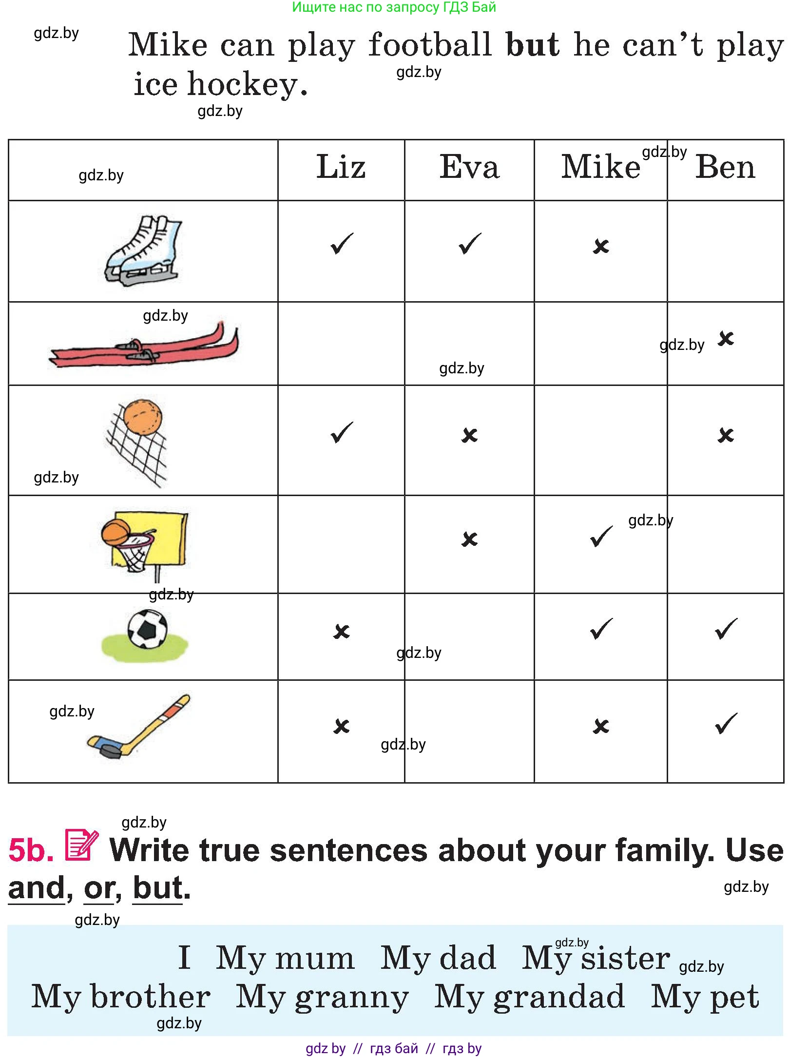 Английский язык (english), 3 класс Учебник, авторы: Лапицкая Людмила Михайловна (Lapitskaya Ludmila), Калишевич Алла Ивановна, Севрюкова Татьяна Юрьевна, Седунова Наталья Михайловна (Sedunova Natalia), издательство Вышэйшая школа, Минск, 2023, Часть 2, страница 99, номер 5, Условие (продолжение 2)