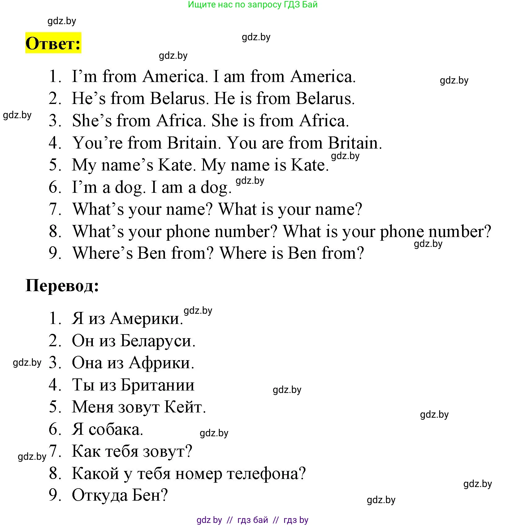 Английский язык (english), 3 класс практикум по грамматике (grammar), автор: Севрюкова Татьяна Юрьевна, издательство Аверсэв, Минск, 2023, салатового цвета, страница 23, номер 1, Решение (продолжение 2)