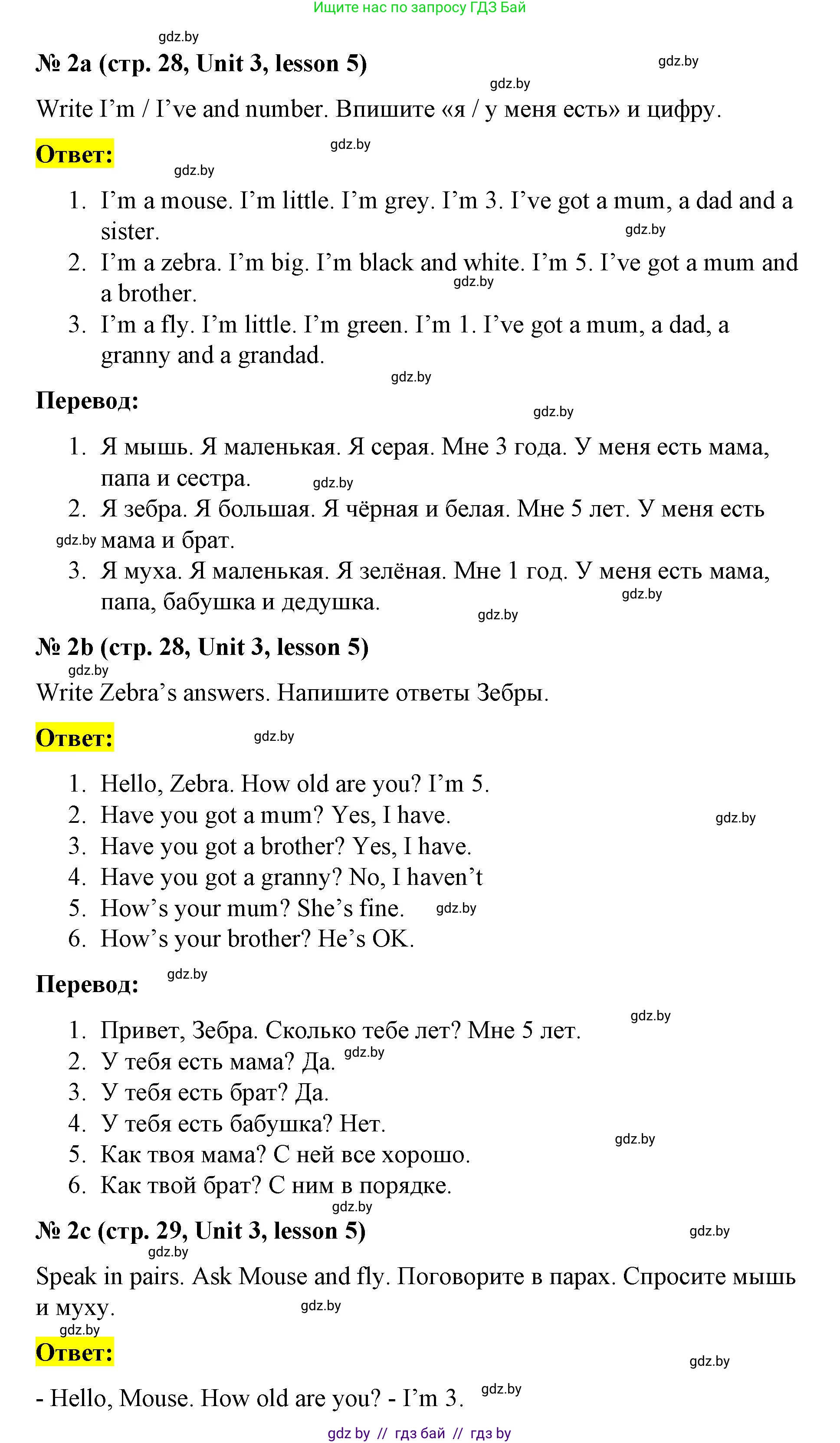 Английский язык (english), 3 класс практикум по грамматике (grammar), автор: Севрюкова Татьяна Юрьевна, издательство Аверсэв, Минск, 2023, салатового цвета, страница 28, номер 2, Решение