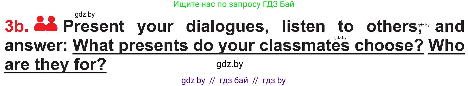 Английский язык (english), 4 класс Учебник (Student's book), авторы: Лапицкая Людмила Михайловна (Lapitskaya Ludmila), Седунова Наталья Михайловна (Sedunova Natalia), издательство Адукацыя i выхаванне, Минск, 2024, бирюзового цвета, Часть ( Part) 1, страница 125, номер 3, Условие (продолжение 3)