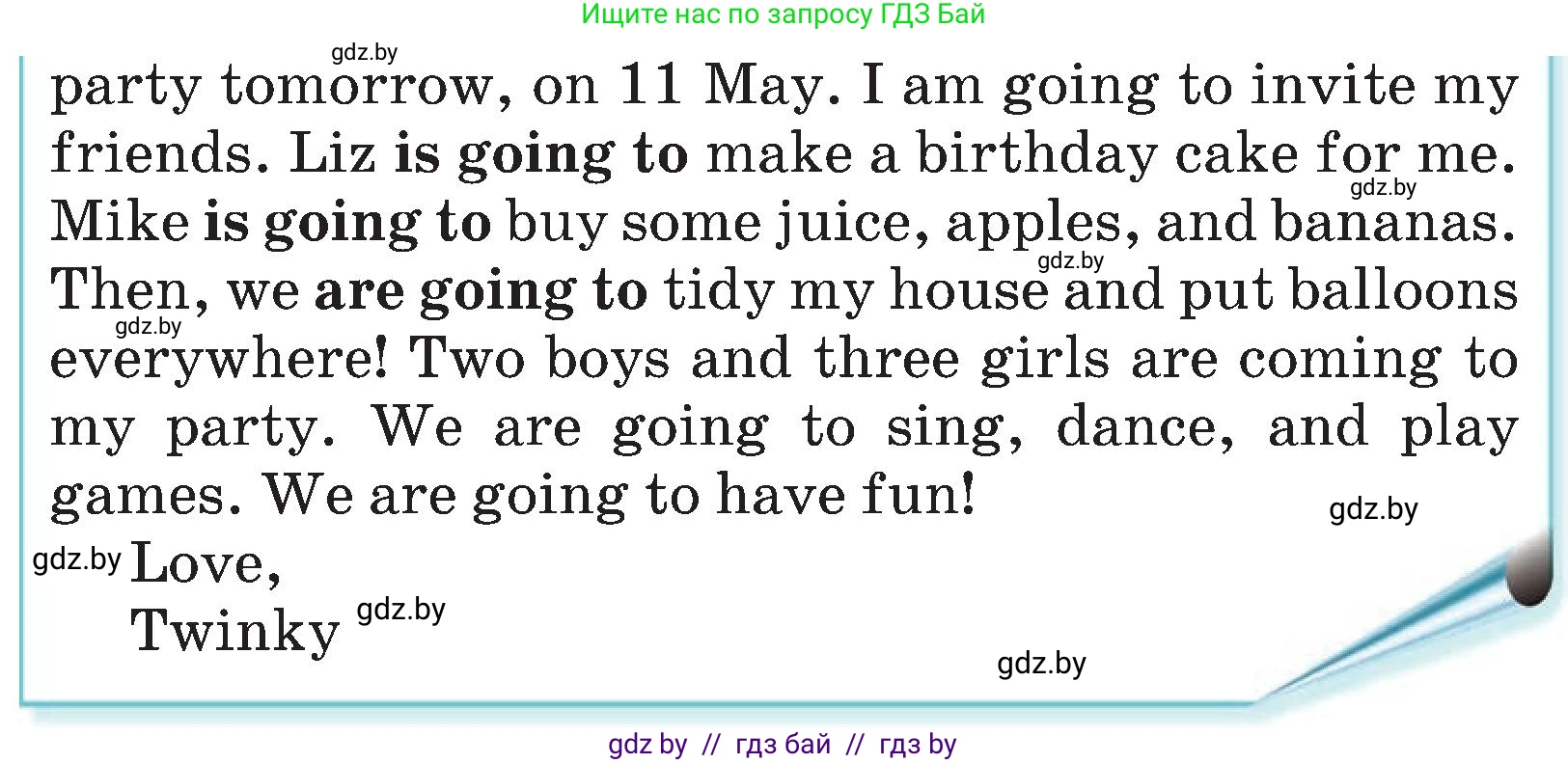 Английский язык (english), 4 класс Учебник (Student's book), авторы: Лапицкая Людмила Михайловна (Lapitskaya Ludmila), Седунова Наталья Михайловна (Sedunova Natalia), издательство Адукацыя i выхаванне, Минск, 2024, бирюзового цвета, Часть ( Part) 2, страница 129, номер 1, Условие (продолжение 2)