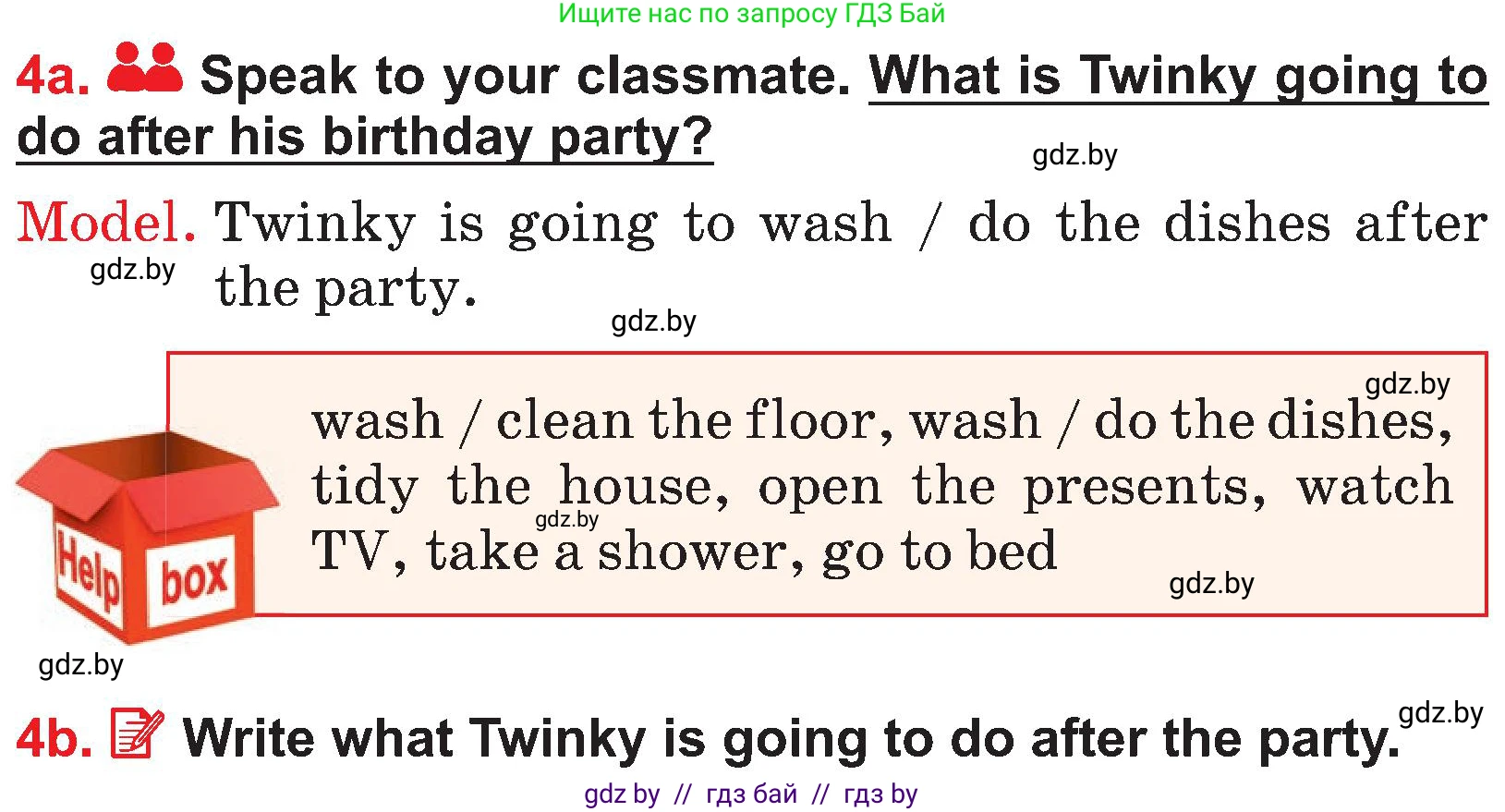 Английский язык (english), 4 класс Учебник (Student's book), авторы: Лапицкая Людмила Михайловна (Lapitskaya Ludmila), Седунова Наталья Михайловна (Sedunova Natalia), издательство Адукацыя i выхаванне, Минск, 2024, бирюзового цвета, Часть ( Part) 2, страница 133, номер 4, Условие