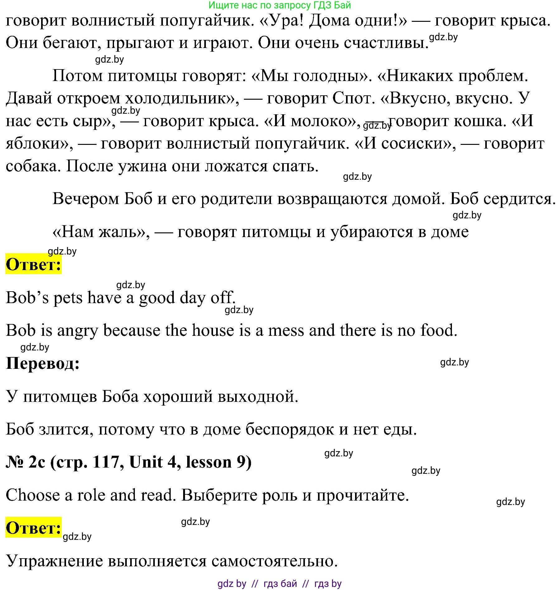 Английский язык (english), 4 класс Учебник (Student's book), авторы: Лапицкая Людмила Михайловна (Lapitskaya Ludmila), Седунова Наталья Михайловна (Sedunova Natalia), издательство Адукацыя i выхаванне, Минск, 2024, бирюзового цвета, Часть ( Part) 1, страница 116, номер 2, Решение 2 (продолжение 2)