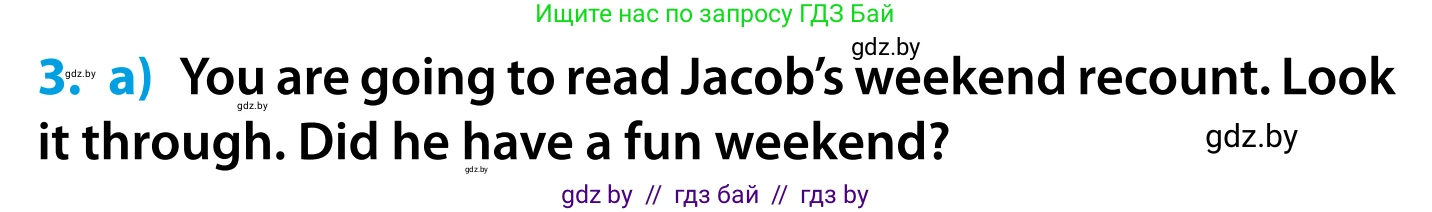 Английский язык (english), 5 класс Учебник, авторы: Демченко Наталья Валентиновна, Севрюкова Татьяна Юрьевна, Наумова Елена Георгиевна, Юхнель Наталья Валентиновна, Лапицкая Людмила Михайловна (Lapitskaya Ludmila), издательство Адукацыя i выхаванне, Минск, 2017, Часть ( Part) 1, страница 50, номер 3, Условие