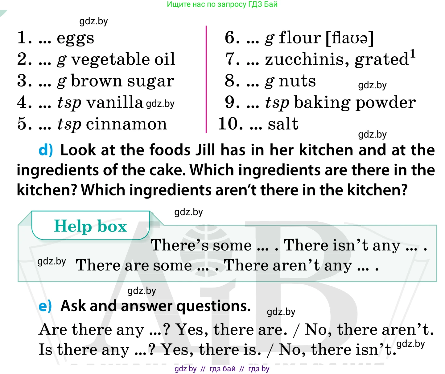 Английский язык (english), 5 класс Учебник, авторы: Демченко Наталья Валентиновна, Севрюкова Татьяна Юрьевна, Наумова Елена Георгиевна, Юхнель Наталья Валентиновна, Лапицкая Людмила Михайловна (Lapitskaya Ludmila), издательство Адукацыя i выхаванне, Минск, 2017, Часть ( Part) 1, страница 136, номер 1, Условие (продолжение 3)