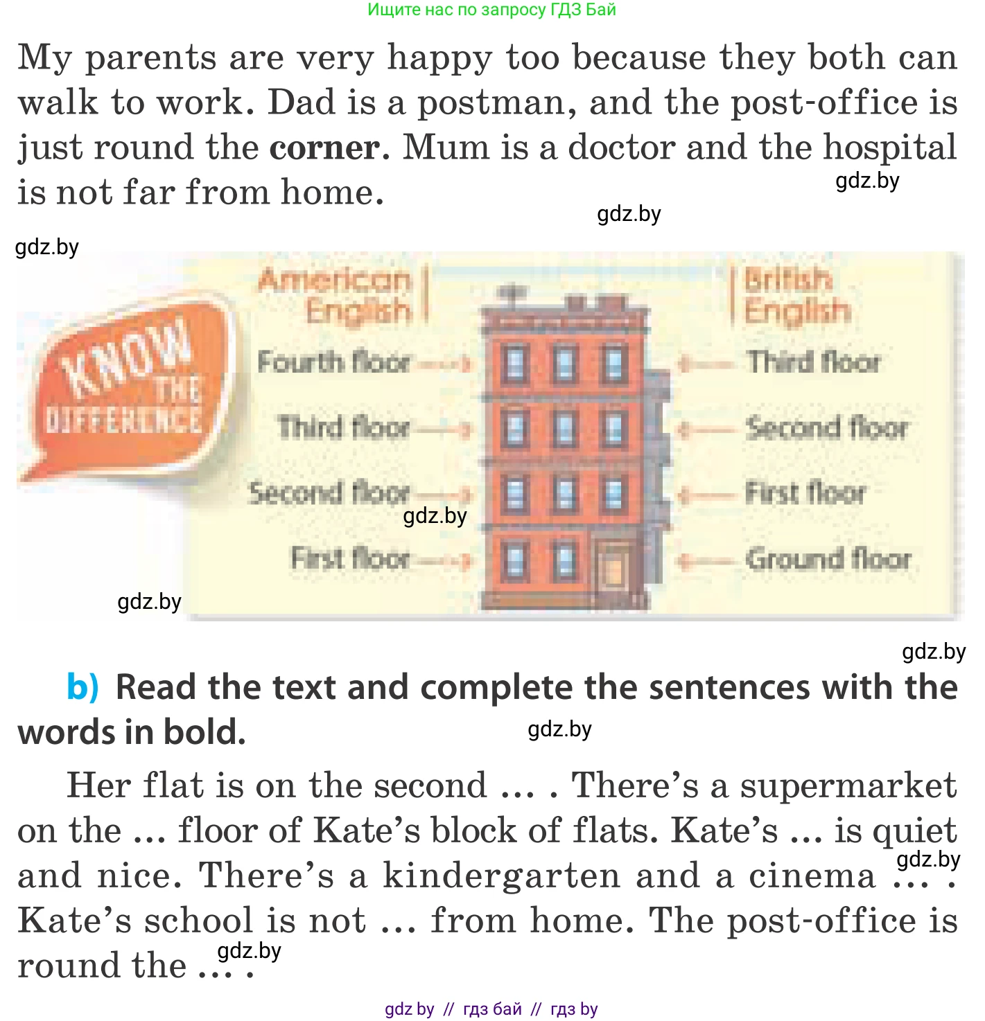 Английский язык (english), 5 класс Учебник, авторы: Демченко Наталья Валентиновна, Севрюкова Татьяна Юрьевна, Наумова Елена Георгиевна, Юхнель Наталья Валентиновна, Лапицкая Людмила Михайловна (Lapitskaya Ludmila), издательство Адукацыя i выхаванне, Минск, 2017, Часть ( Part) 2, страница 21, номер 3, Условие (продолжение 2)