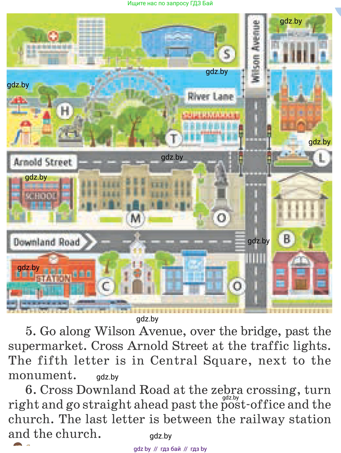 Английский язык (english), 5 класс Учебник, авторы: Демченко Наталья Валентиновна, Севрюкова Татьяна Юрьевна, Наумова Елена Георгиевна, Юхнель Наталья Валентиновна, Лапицкая Людмила Михайловна (Lapitskaya Ludmila), издательство Адукацыя i выхаванне, Минск, 2017, Часть ( Part) 2, страница 36, номер 1, Условие (продолжение 2)