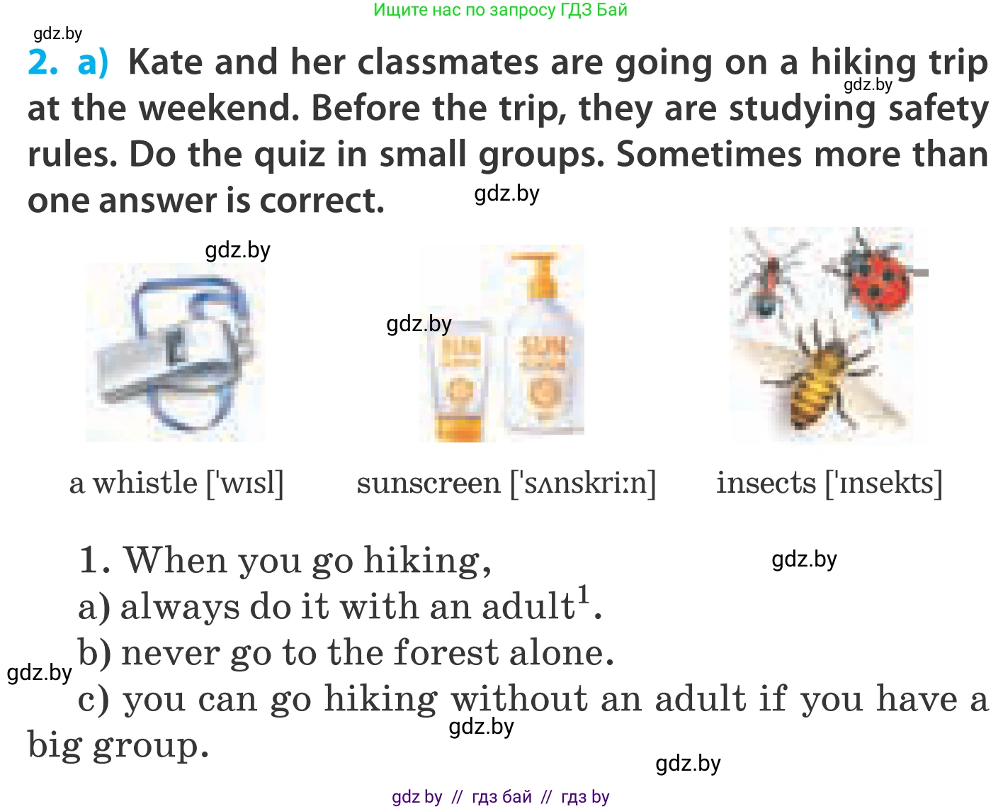 Английский язык (english), 5 класс Учебник, авторы: Демченко Наталья Валентиновна, Севрюкова Татьяна Юрьевна, Наумова Елена Георгиевна, Юхнель Наталья Валентиновна, Лапицкая Людмила Михайловна (Lapitskaya Ludmila), издательство Адукацыя i выхаванне, Минск, 2017, Часть ( Part) 2, страница 46, номер 2, Условие