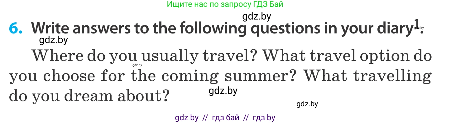 Английский язык (english), 5 класс Учебник, авторы: Демченко Наталья Валентиновна, Севрюкова Татьяна Юрьевна, Наумова Елена Георгиевна, Юхнель Наталья Валентиновна, Лапицкая Людмила Михайловна (Lapitskaya Ludmila), издательство Адукацыя i выхаванне, Минск, 2017, Часть ( Part) 2, страница 104, номер 6, Условие