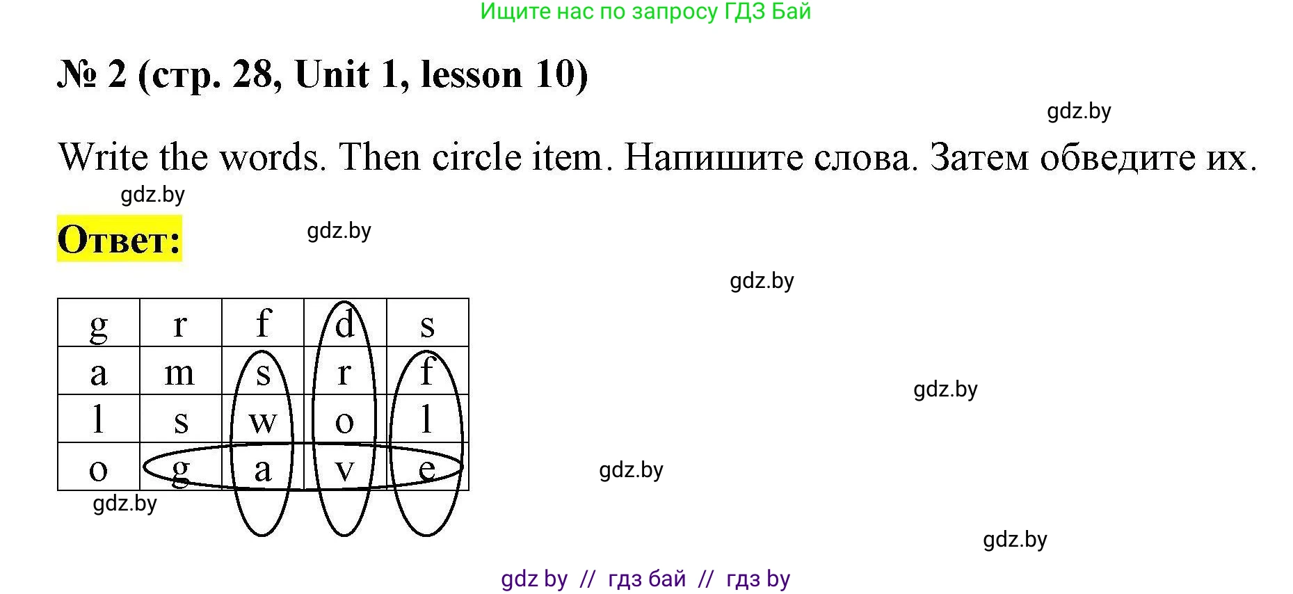 Английский язык (english), 5 класс Рабочая тетрадь (workbook), авторы: Лапицкая Людмила Михайловна (Lapitskaya Ludmila), Калишевич Алла Ивановна, Севрюкова Татьяна Юрьевна, Седунова Наталья Михайловна (Sedunova Natalia), издательство Аверсэв, Минск, 2020, оранжевого цвета, Часть 1, страница 28, номер 2, Решение