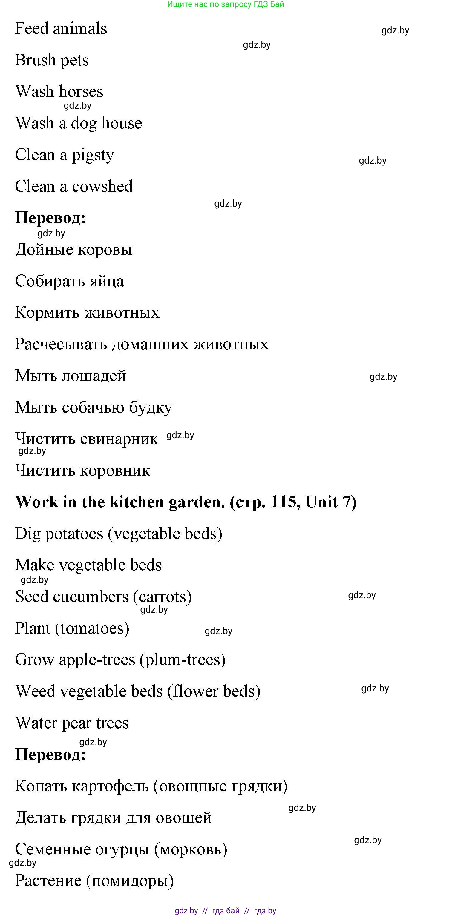 Английский язык (english), 5 класс Рабочая тетрадь (workbook), авторы: Лапицкая Людмила Михайловна (Lapitskaya Ludmila), Калишевич Алла Ивановна, Севрюкова Татьяна Юрьевна, Седунова Наталья Михайловна (Sedunova Natalia), издательство Аверсэв, Минск, 2020, оранжевого цвета, Часть 2, страница 113, Решение (продолжение 2)