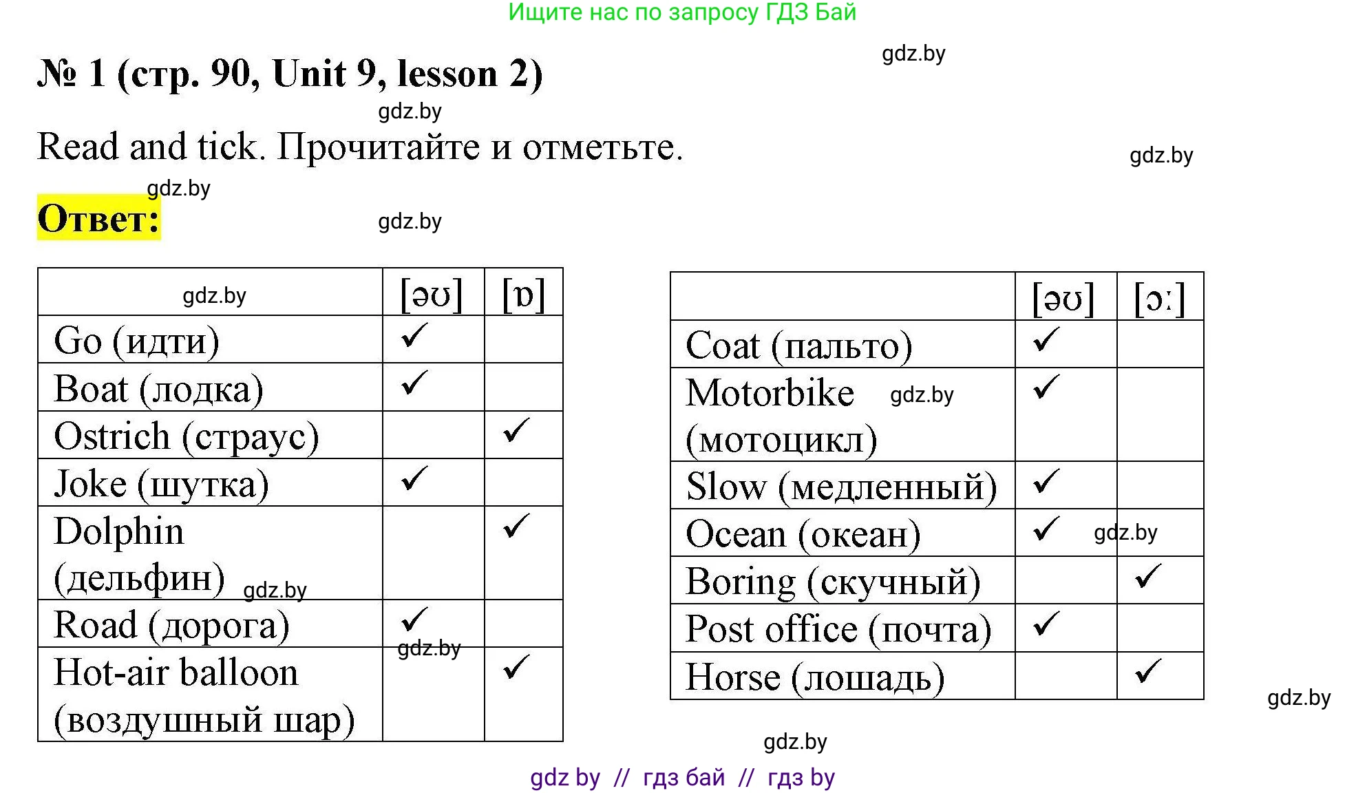Английский язык (english), 5 класс Рабочая тетрадь (workbook), авторы: Лапицкая Людмила Михайловна (Lapitskaya Ludmila), Калишевич Алла Ивановна, Севрюкова Татьяна Юрьевна, Седунова Наталья Михайловна (Sedunova Natalia), издательство Аверсэв, Минск, 2020, оранжевого цвета, Часть 2, страница 90, номер 1, Решение