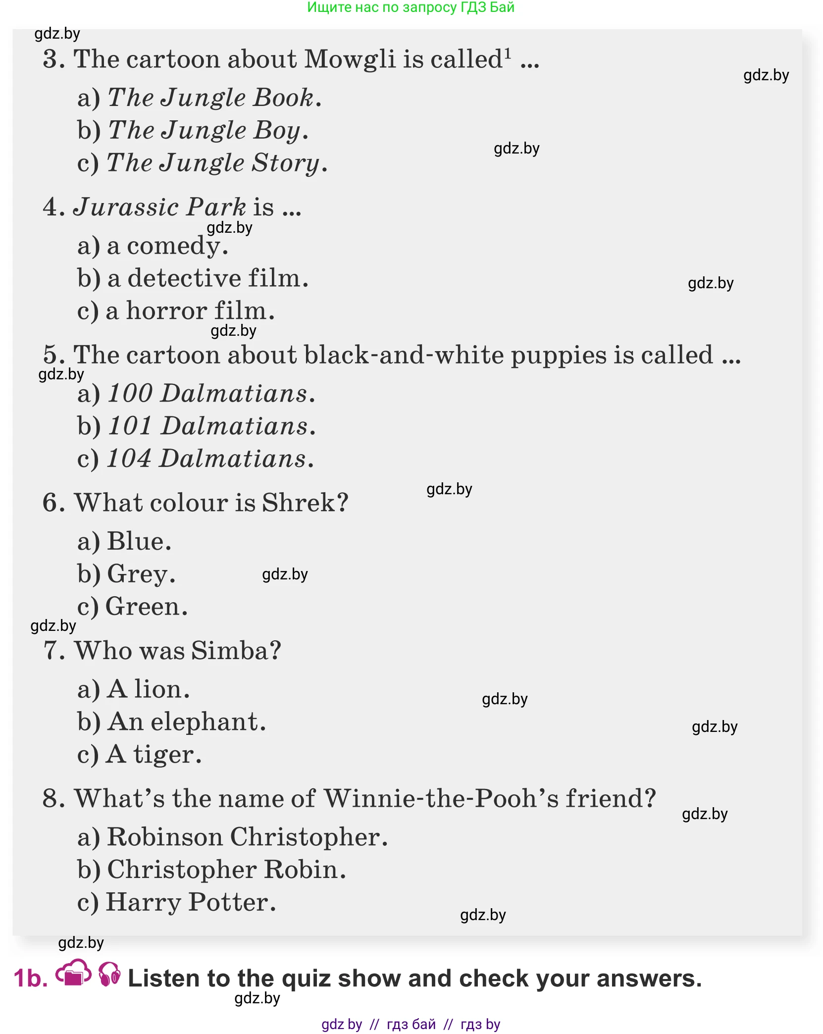 Английский язык (english), 5 класс Учебник (Student's book), авторы: Лапицкая Людмила Михайловна (Lapitskaya Ludmila), Калишевич Алла Ивановна, Севрюкова Татьяна Юрьевна, Седунова Наталья Михайловна (Sedunova Natalia), издательство Вышэйшая школа, Минск, 2020, Часть 1, страница 99, номер 1, Условие (продолжение 2)