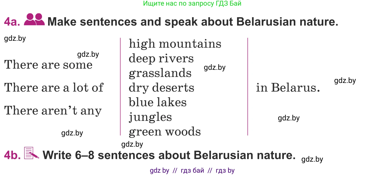 Английский язык (english), 5 класс Учебник (Student's book), авторы: Лапицкая Людмила Михайловна (Lapitskaya Ludmila), Калишевич Алла Ивановна, Севрюкова Татьяна Юрьевна, Седунова Наталья Михайловна (Sedunova Natalia), издательство Вышэйшая школа, Минск, 2020, Часть 2, страница 83, номер 4, Условие
