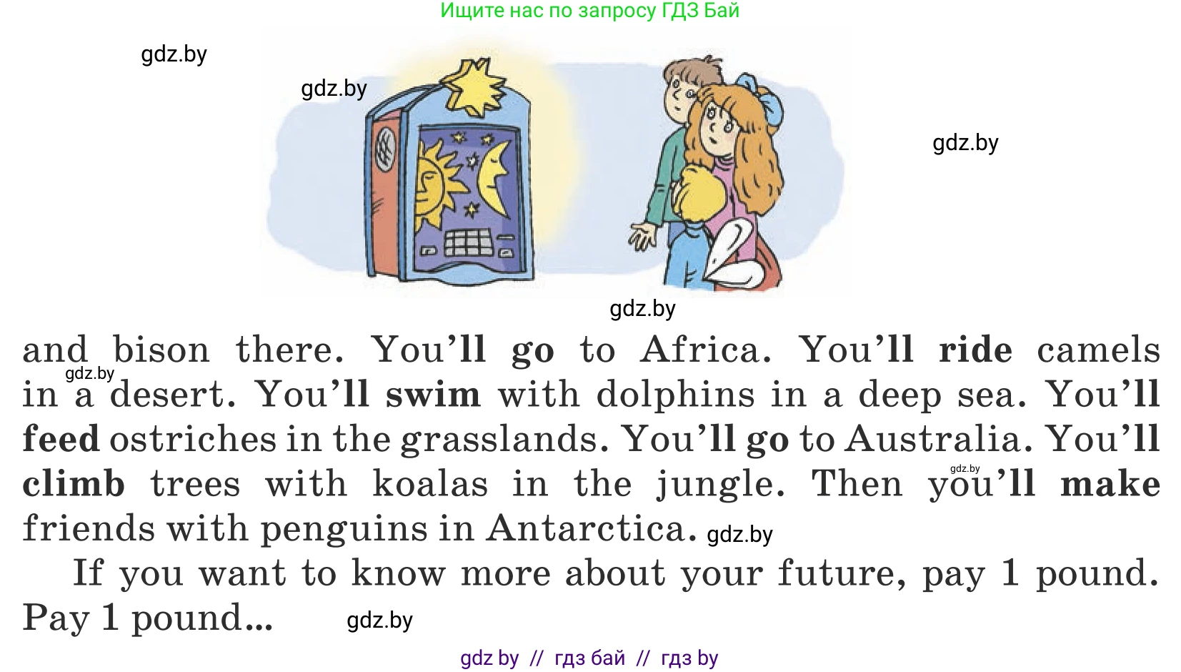 Английский язык (english), 5 класс Учебник (Student's book), авторы: Лапицкая Людмила Михайловна (Lapitskaya Ludmila), Калишевич Алла Ивановна, Севрюкова Татьяна Юрьевна, Седунова Наталья Михайловна (Sedunova Natalia), издательство Вышэйшая школа, Минск, 2020, Часть 2, страница 89, номер 1, Условие (продолжение 2)