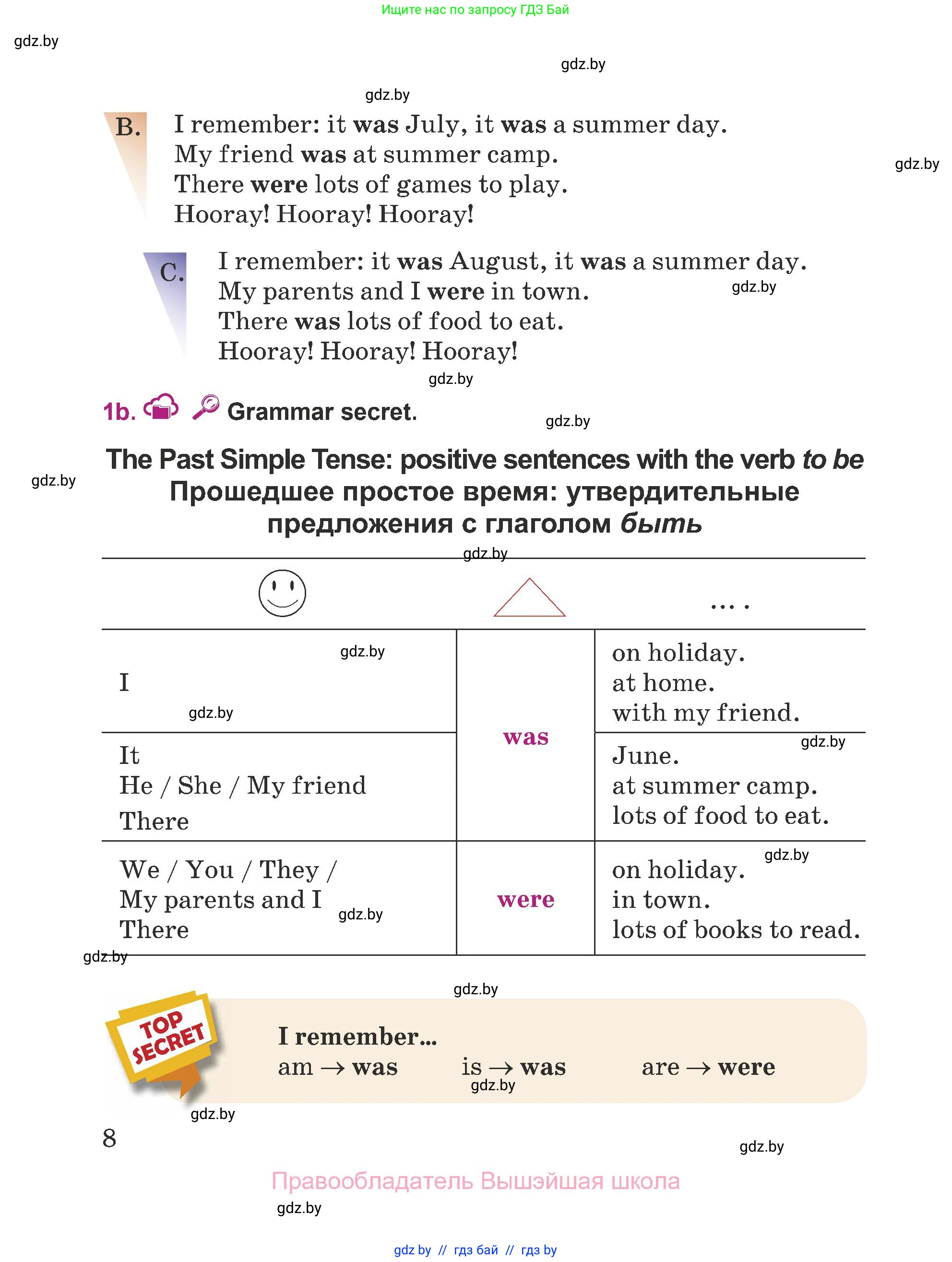 Английский язык (english), 5 класс Учебник (Student's book), авторы: Лапицкая Людмила Михайловна (Lapitskaya Ludmila), Калишевич Алла Ивановна, Севрюкова Татьяна Юрьевна, Седунова Наталья Михайловна (Sedunova Natalia), издательство Вышэйшая школа, Минск, 2020, Часть 2, страница 8