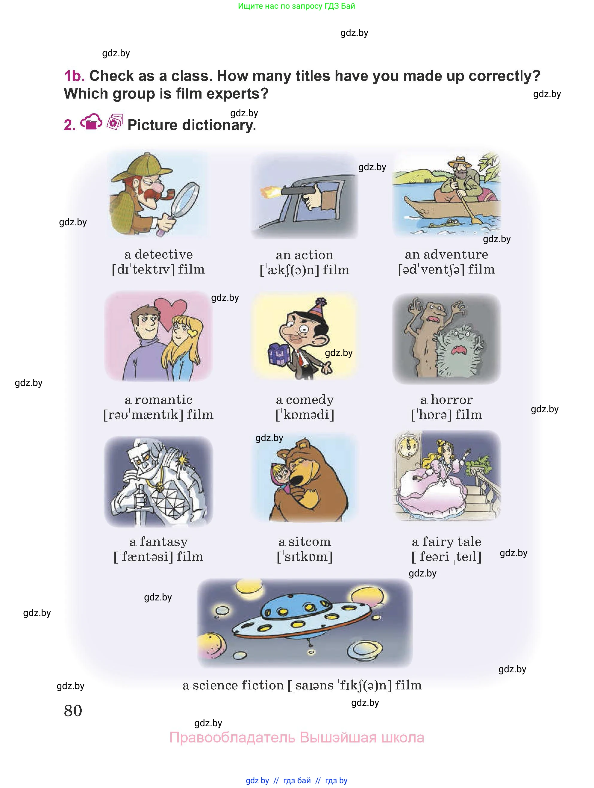 Английский язык (english), 5 класс Учебник (Student's book), авторы: Лапицкая Людмила Михайловна (Lapitskaya Ludmila), Калишевич Алла Ивановна, Севрюкова Татьяна Юрьевна, Седунова Наталья Михайловна (Sedunova Natalia), издательство Вышэйшая школа, Минск, 2020, Часть 1, страница 80