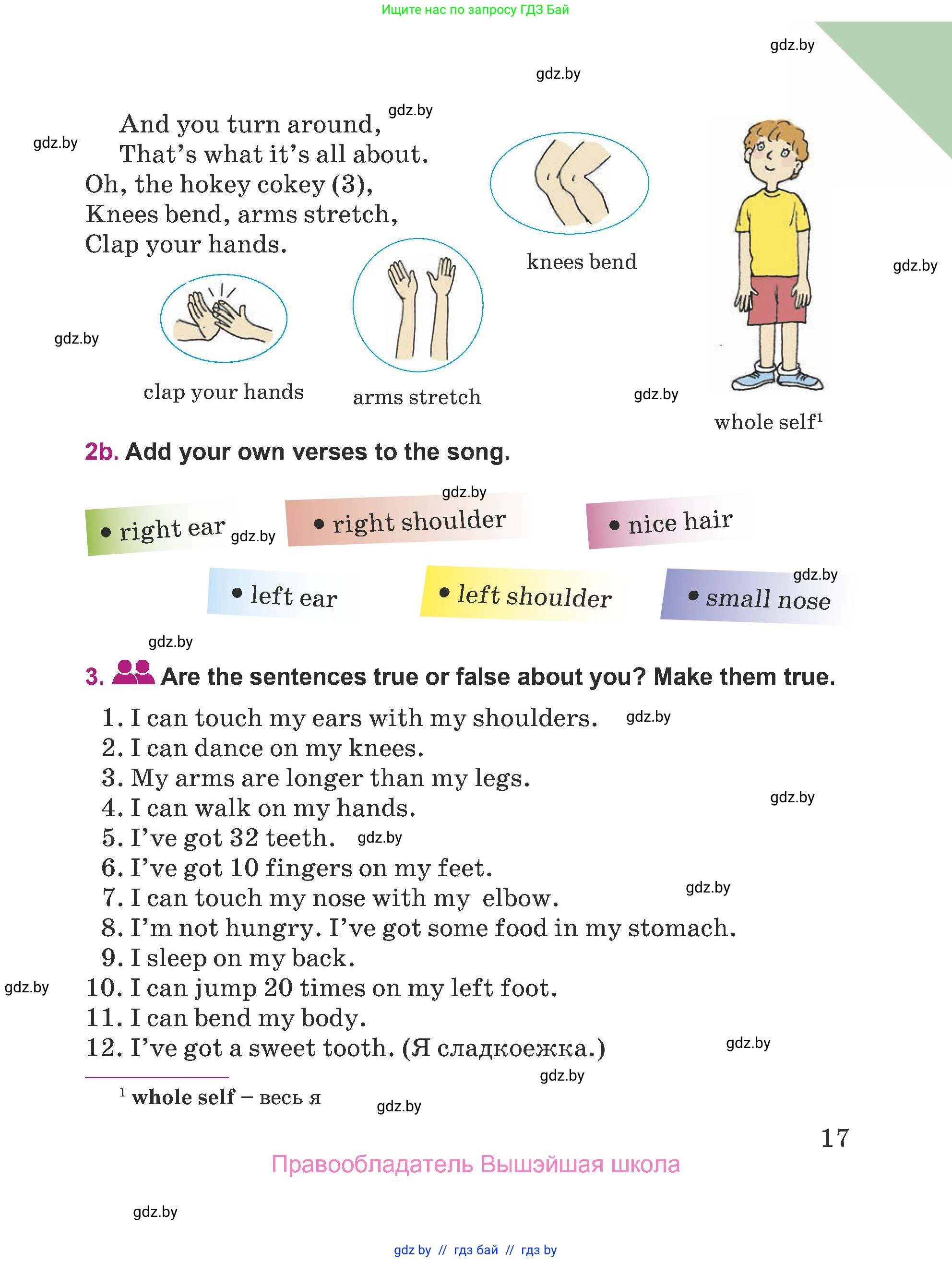 Английский язык (english), 5 класс Учебник (Student's book), авторы: Лапицкая Людмила Михайловна (Lapitskaya Ludmila), Калишевич Алла Ивановна, Севрюкова Татьяна Юрьевна, Седунова Наталья Михайловна (Sedunova Natalia), издательство Вышэйшая школа, Минск, 2020, Часть 2, страница 17