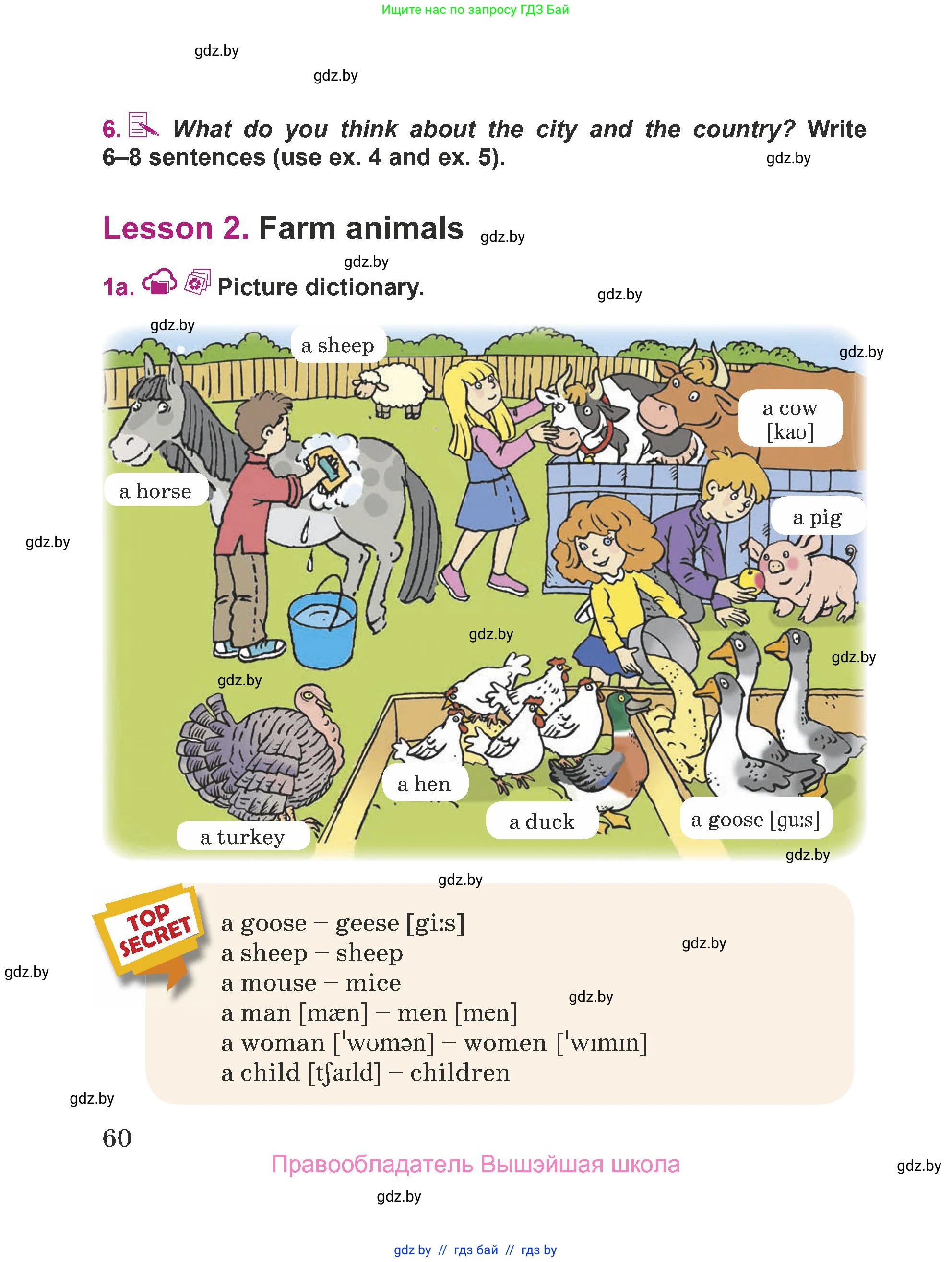 Английский язык (english), 5 класс Учебник (Student's book), авторы: Лапицкая Людмила Михайловна (Lapitskaya Ludmila), Калишевич Алла Ивановна, Севрюкова Татьяна Юрьевна, Седунова Наталья Михайловна (Sedunova Natalia), издательство Вышэйшая школа, Минск, 2020, Часть 1, страница 60