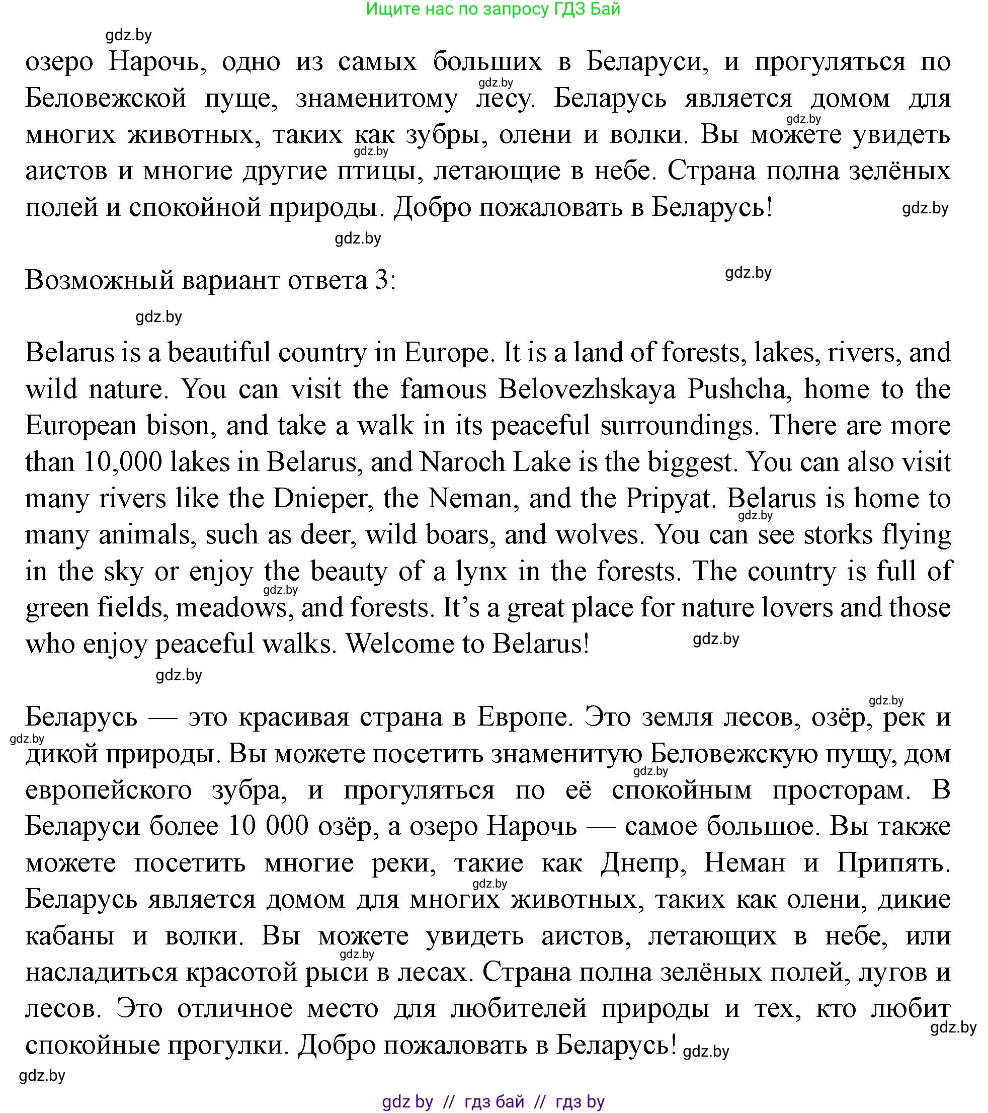 Английский язык (english), 5 класс Учебник (Student's book), авторы: Лапицкая Людмила Михайловна (Lapitskaya Ludmila), Калишевич Алла Ивановна, Севрюкова Татьяна Юрьевна, Седунова Наталья Михайловна (Sedunova Natalia), издательство Вышэйшая школа, Минск, 2020, Часть 2, страница 89, номер 4, Решение 1 (продолжение 5)