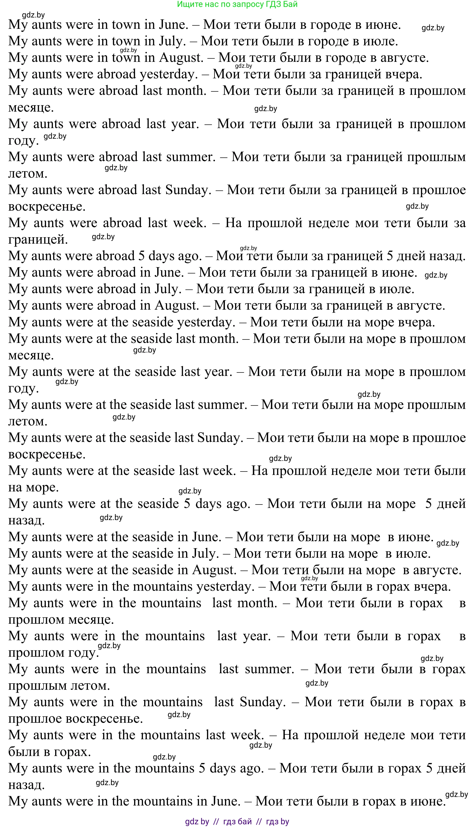 Английский язык (english), 5 класс Учебник (Student's book), авторы: Лапицкая Людмила Михайловна (Lapitskaya Ludmila), Калишевич Алла Ивановна, Севрюкова Татьяна Юрьевна, Седунова Наталья Михайловна (Sedunova Natalia), издательство Вышэйшая школа, Минск, 2020, Часть 1, страница 10, номер 5, Решение 2 (продолжение 22)