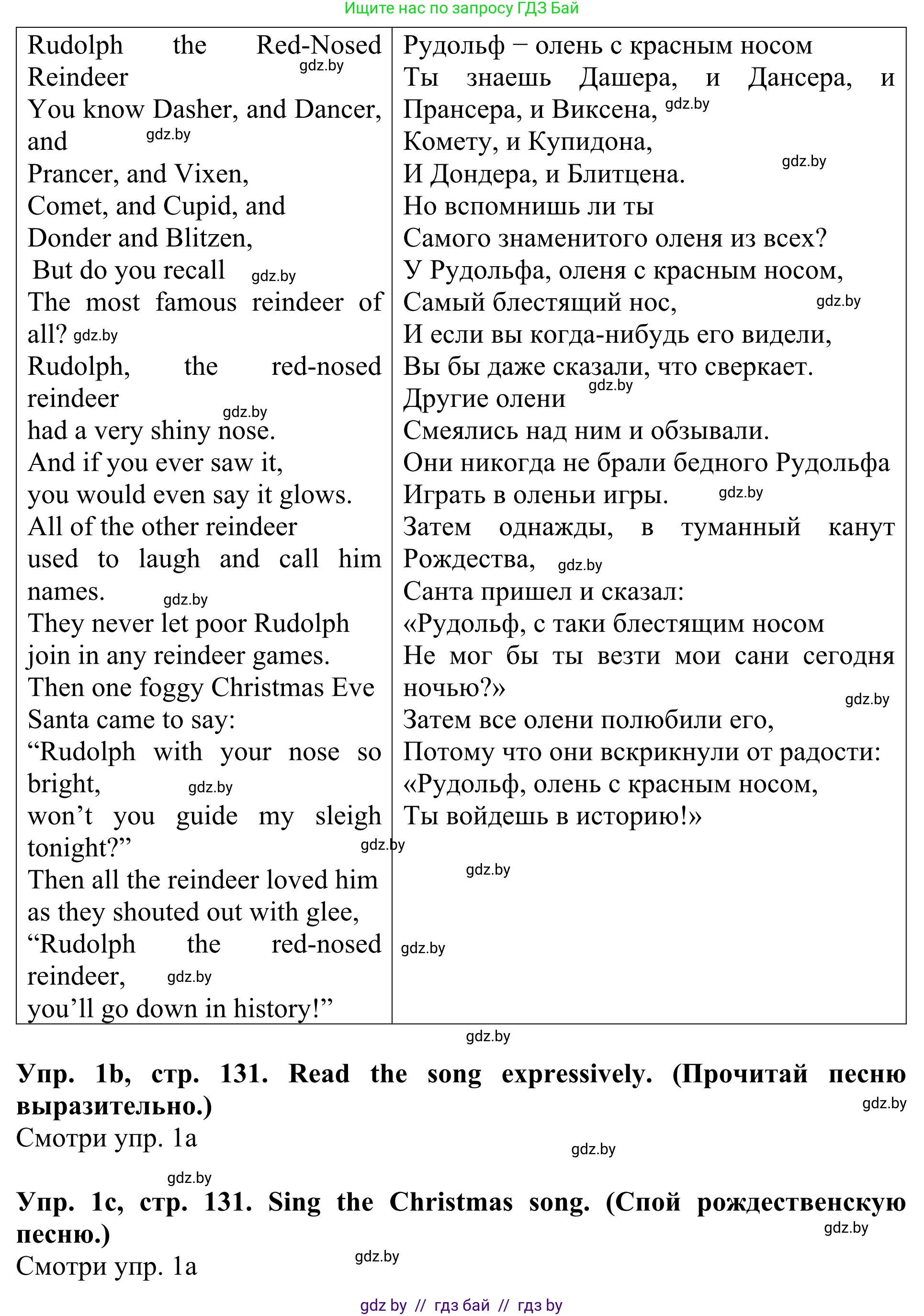 Английский язык (english), 5 класс Учебник (Student's book), авторы: Лапицкая Людмила Михайловна (Lapitskaya Ludmila), Калишевич Алла Ивановна, Севрюкова Татьяна Юрьевна, Седунова Наталья Михайловна (Sedunova Natalia), издательство Вышэйшая школа, Минск, 2020, Часть 1, страница 129, номер 1, Решение 2 (продолжение 2)