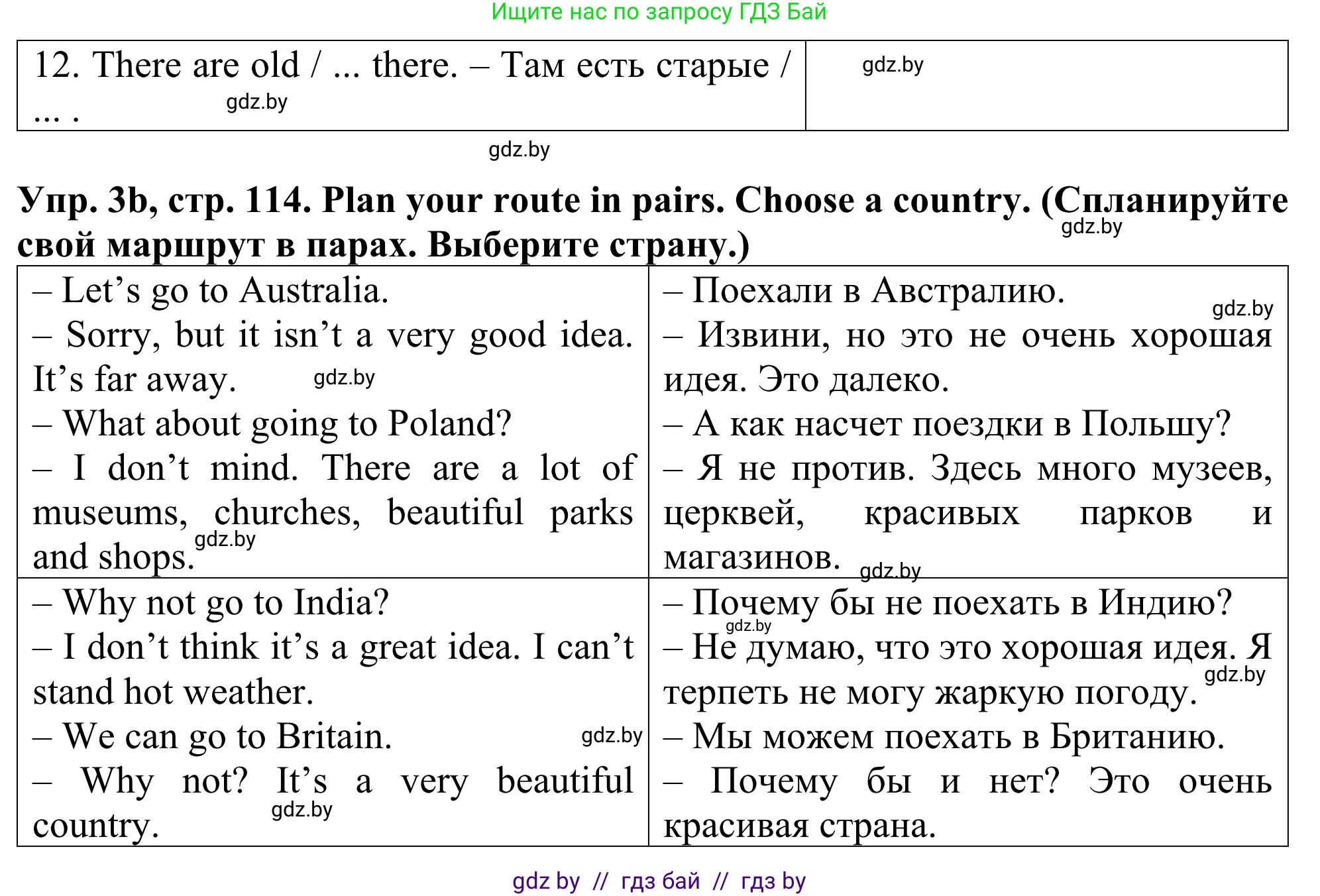 Английский язык (english), 5 класс Учебник (Student's book), авторы: Лапицкая Людмила Михайловна (Lapitskaya Ludmila), Калишевич Алла Ивановна, Севрюкова Татьяна Юрьевна, Седунова Наталья Михайловна (Sedunova Natalia), издательство Вышэйшая школа, Минск, 2020, Часть 2, страница 113, номер 3, Решение 2 (продолжение 2)