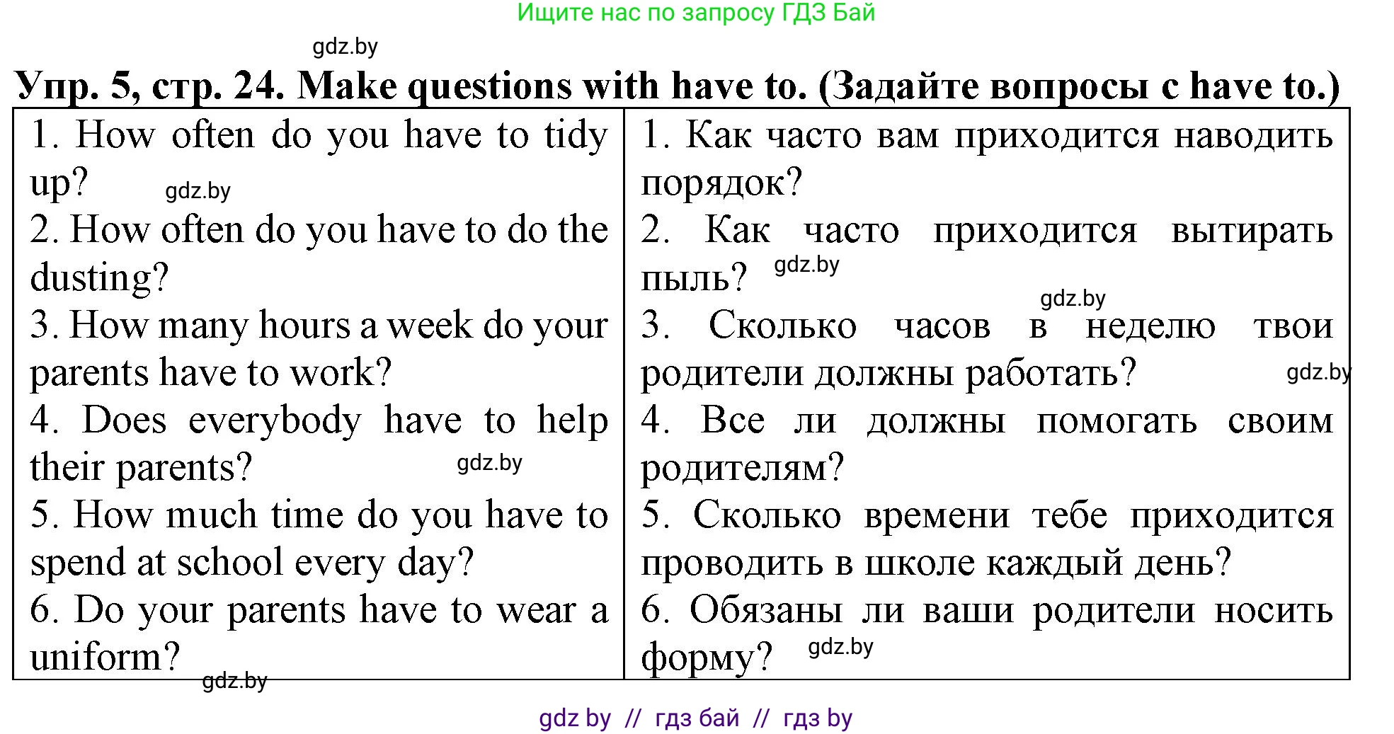 Английский язык (english), 6 класс тесты (test book), авторы: Севрюкова Татьяна Юрьевна, Калишевич Алла Ивановна, издательство Аверсэв, Минск, 2022, оранжевого цвета, страница 24, номер 5, Решение