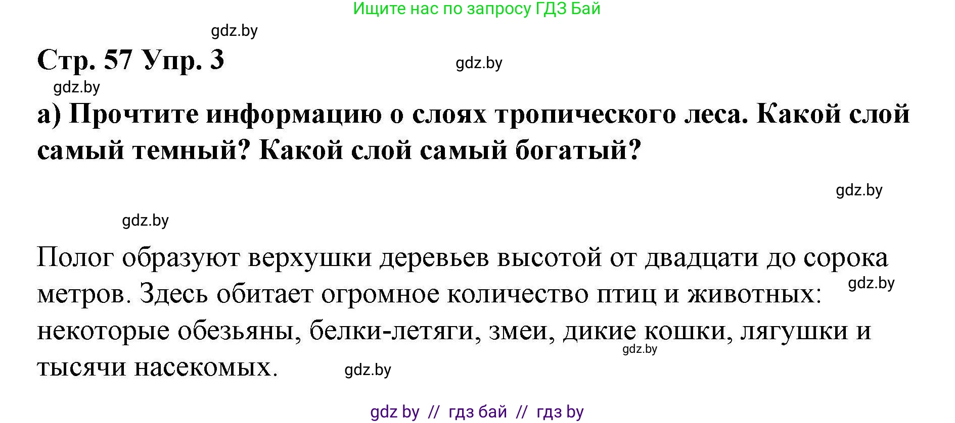 Английский язык (english), 6 класс Рабочая тетрадь (workbook), авторы: Демченко Наталья Валентиновна, Севрюкова Татьяна Юрьевна, Юхнель Наталья Валентиновна, Наумова Елена Георгиевна, Рыбалко О Н, Манешина А В, Маслёнченко Н А, Бушуева Эдите Владиславовна, издательство Аверсэв, Минск, 2020, зелёного цвета, Часть ( Part) 2, страница 57, номер 3, Решение