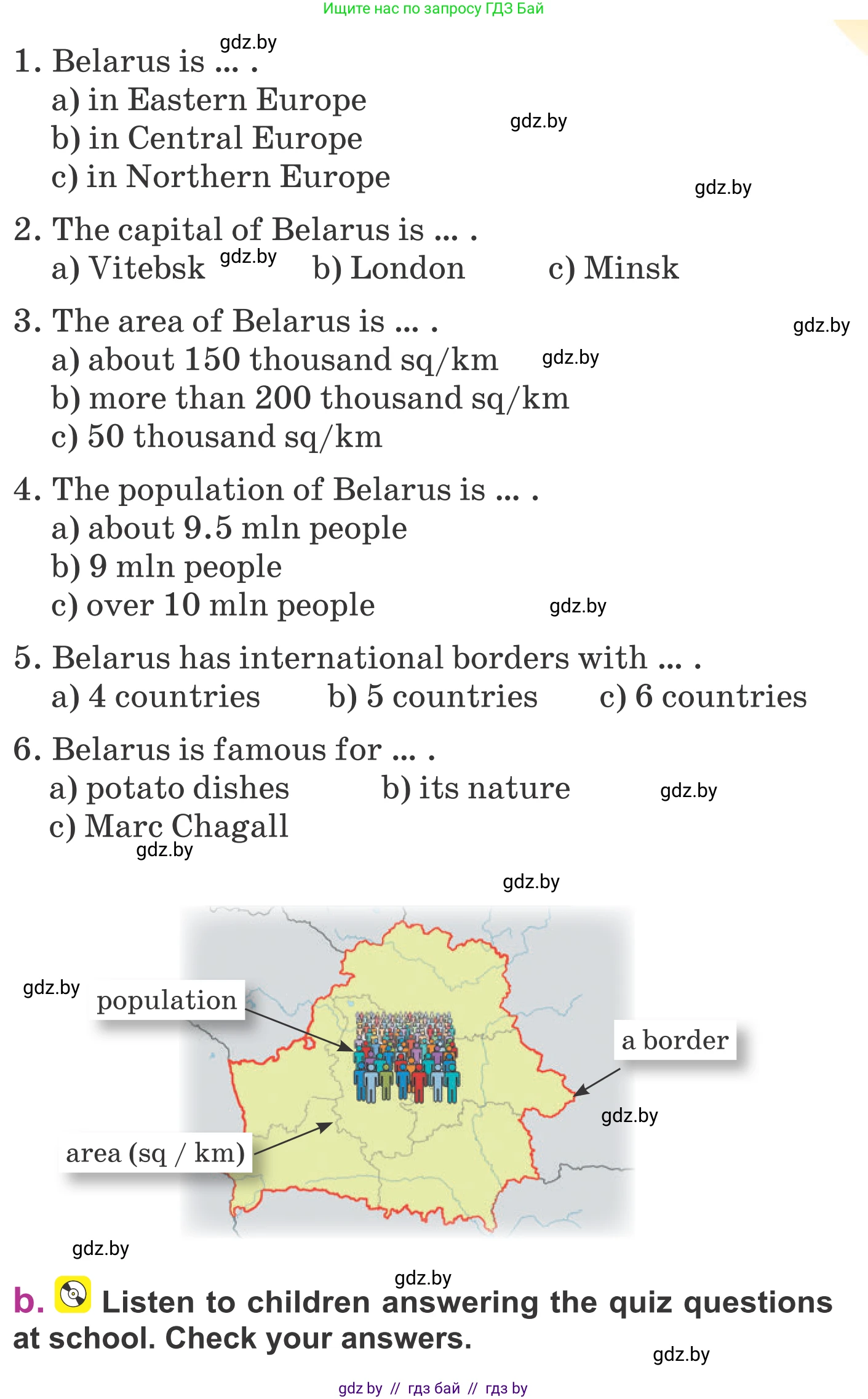 Английский язык (english), 6 класс Учебник, авторы: Демченко Наталья Валентиновна, Севрюкова Татьяна Юрьевна, Юхнель Наталья Валентиновна, Наумова Елена Георгиевна, Рыбалко О Н, Манешина А В, Маслёнченко Н А, издательство Вышэйшая школа, Минск, 2018, красного цвета, Часть 2, страница 4, номер 2, Условие (продолжение 2)