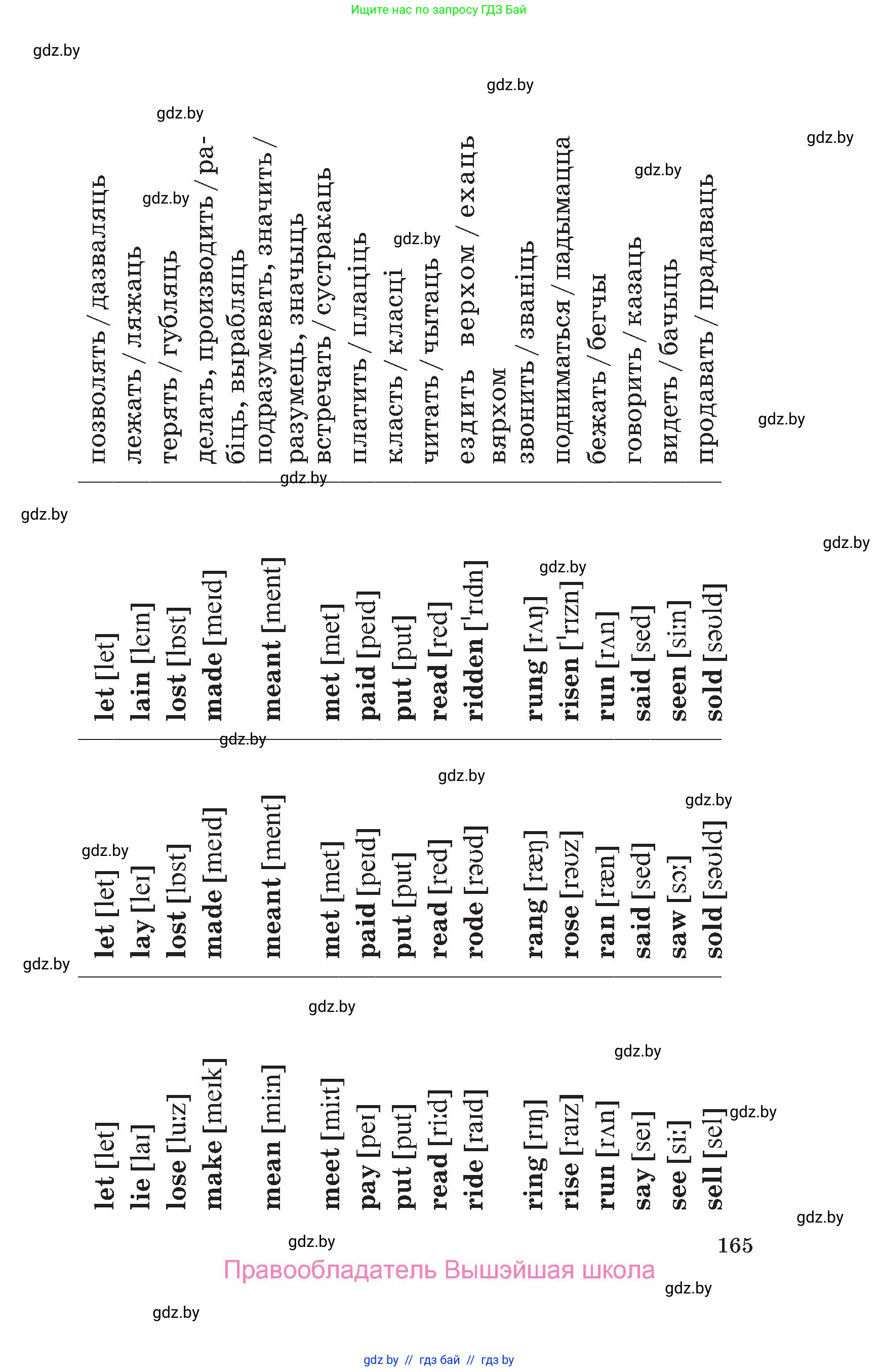 Английский язык (english), 6 класс Учебник, авторы: Демченко Наталья Валентиновна, Севрюкова Татьяна Юрьевна, Юхнель Наталья Валентиновна, Наумова Елена Георгиевна, Рыбалко О Н, Манешина А В, Маслёнченко Н А, издательство Вышэйшая школа, Минск, 2018, красного цвета, Часть 2, страница 165