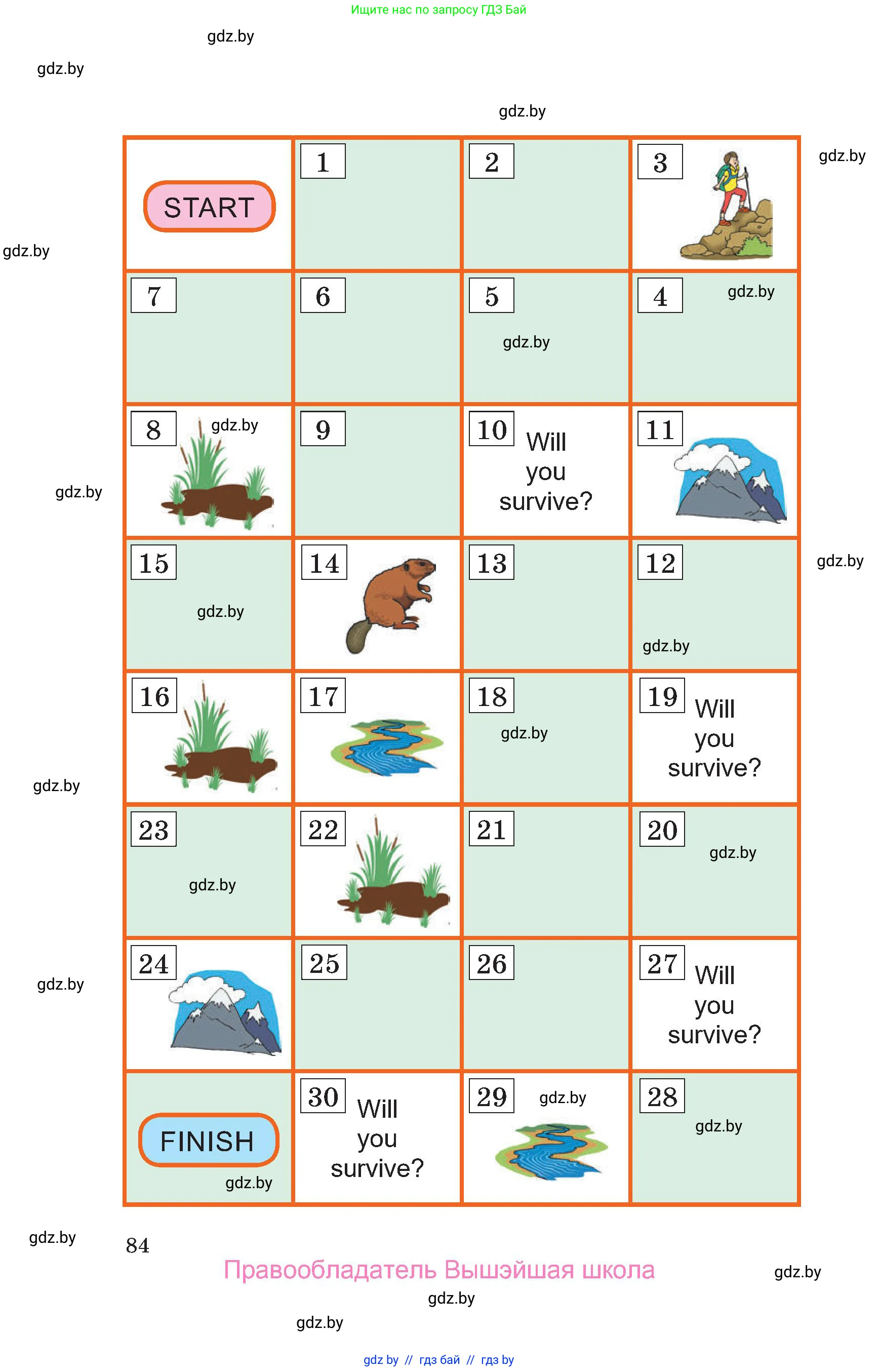 Английский язык (english), 6 класс Учебник, авторы: Демченко Наталья Валентиновна, Севрюкова Татьяна Юрьевна, Юхнель Наталья Валентиновна, Наумова Елена Георгиевна, Рыбалко О Н, Манешина А В, Маслёнченко Н А, издательство Вышэйшая школа, Минск, 2018, красного цвета, Часть 1, страница 84