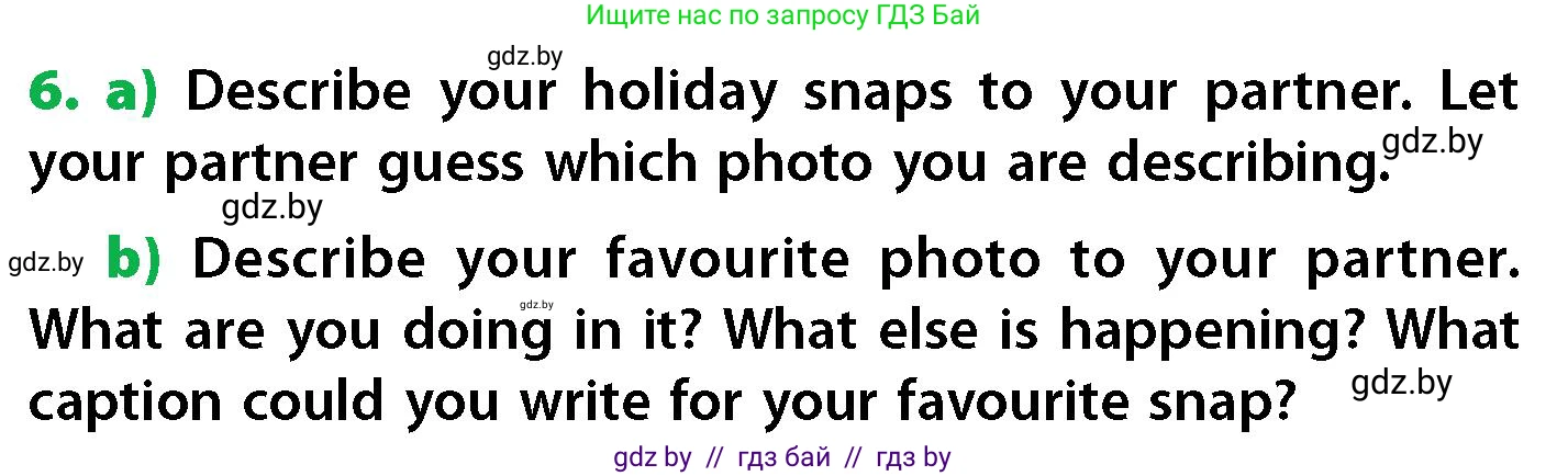 Английский язык (english), 6 класс Учебник, авторы: Юхнель Наталья Валентиновна, Наумова Елена Георгиевна, Малиновская Елена Александровна, издательство Адукацыя i выхаванне, Минск, 2021, страница 9, номер 6, Условие