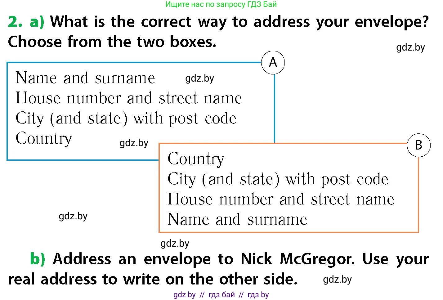 Английский язык (english), 6 класс Учебник, авторы: Юхнель Наталья Валентиновна, Наумова Елена Георгиевна, Малиновская Елена Александровна, издательство Адукацыя i выхаванне, Минск, 2021, страница 27, номер 2, Условие