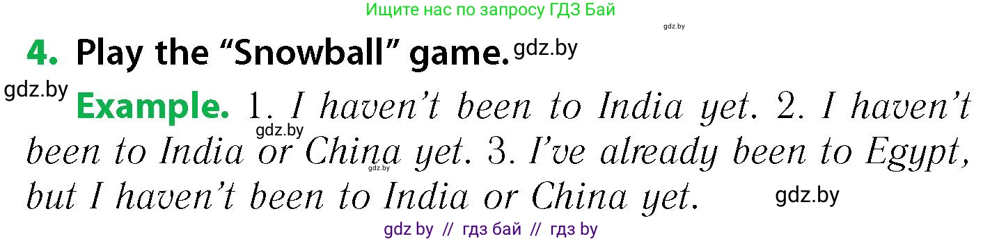 Английский язык (english), 6 класс Учебник, авторы: Юхнель Наталья Валентиновна, Наумова Елена Георгиевна, Малиновская Елена Александровна, издательство Адукацыя i выхаванне, Минск, 2021, страница 34, номер 4, Условие