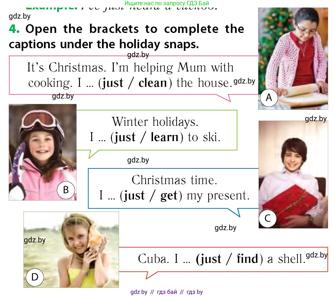 Английский язык (english), 6 класс Учебник, авторы: Юхнель Наталья Валентиновна, Наумова Елена Георгиевна, Малиновская Елена Александровна, издательство Адукацыя i выхаванне, Минск, 2021, страница 42, номер 4, Условие